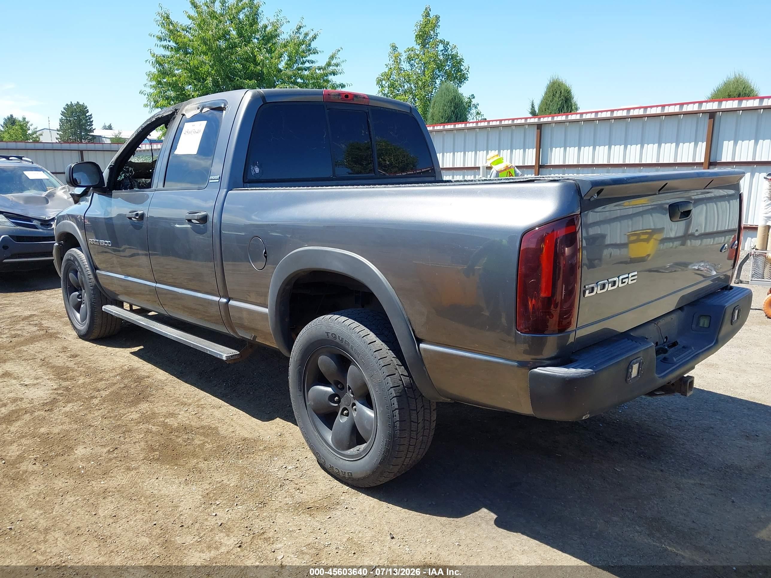 2002 Dodge Ram 1500 St Gray vin: 1D7HU18N32J184253