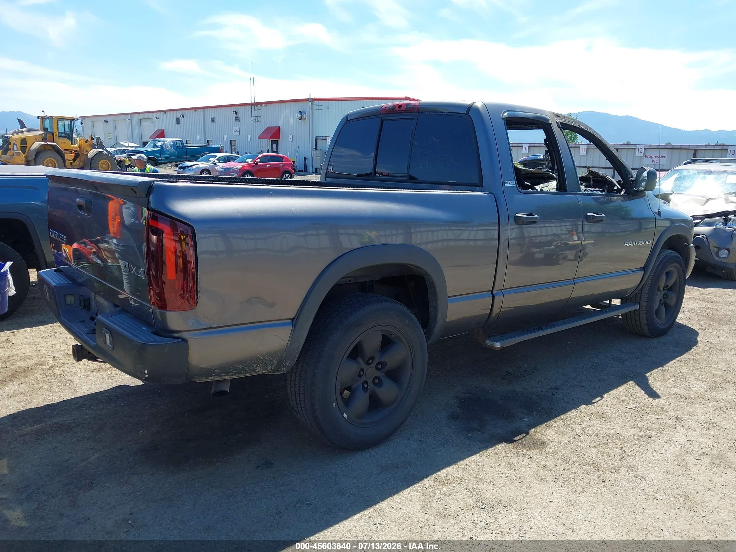 2002 Dodge Ram 1500 St Gray vin: 1D7HU18N32J184253