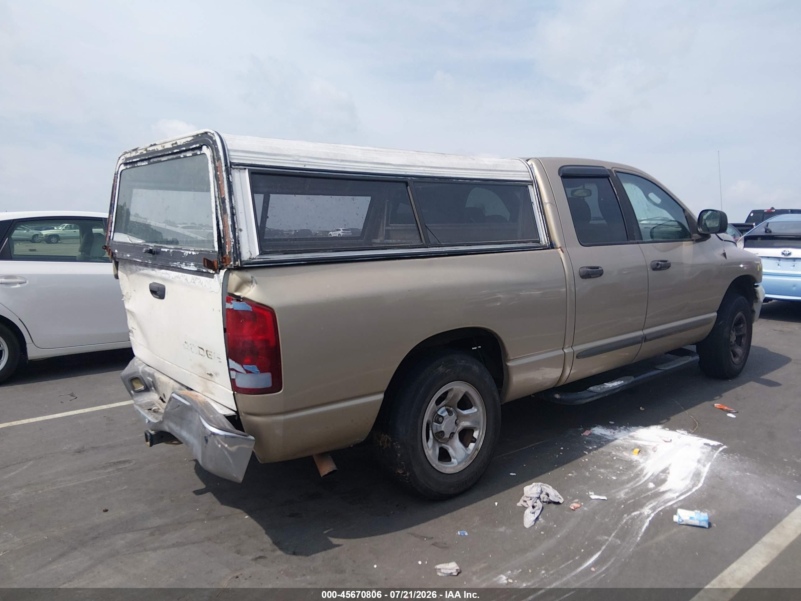 2002 Dodge Ram 1500 St White vin: 1D7HU18N32S637734