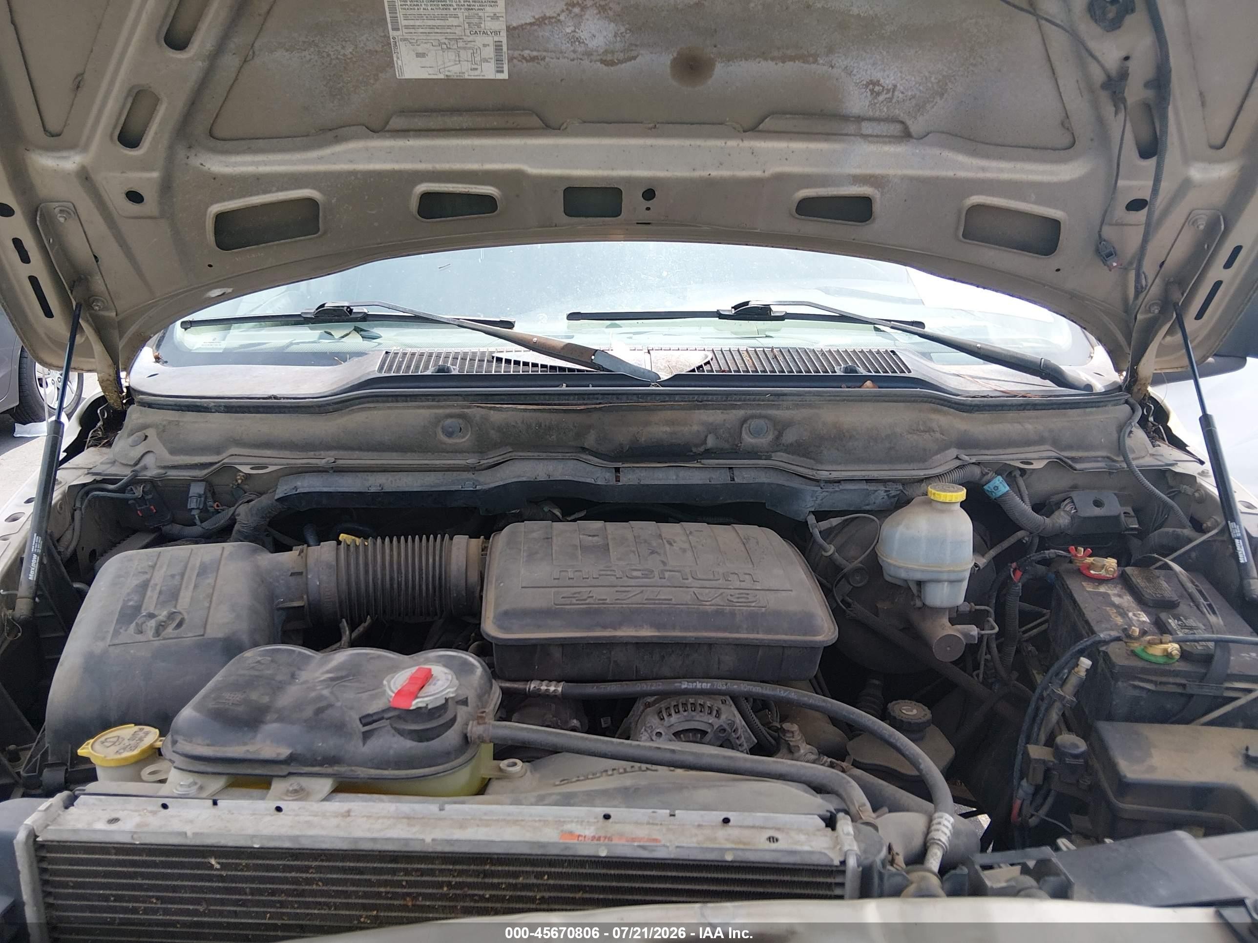 2002 Dodge Ram 1500 St White vin: 1D7HU18N32S637734