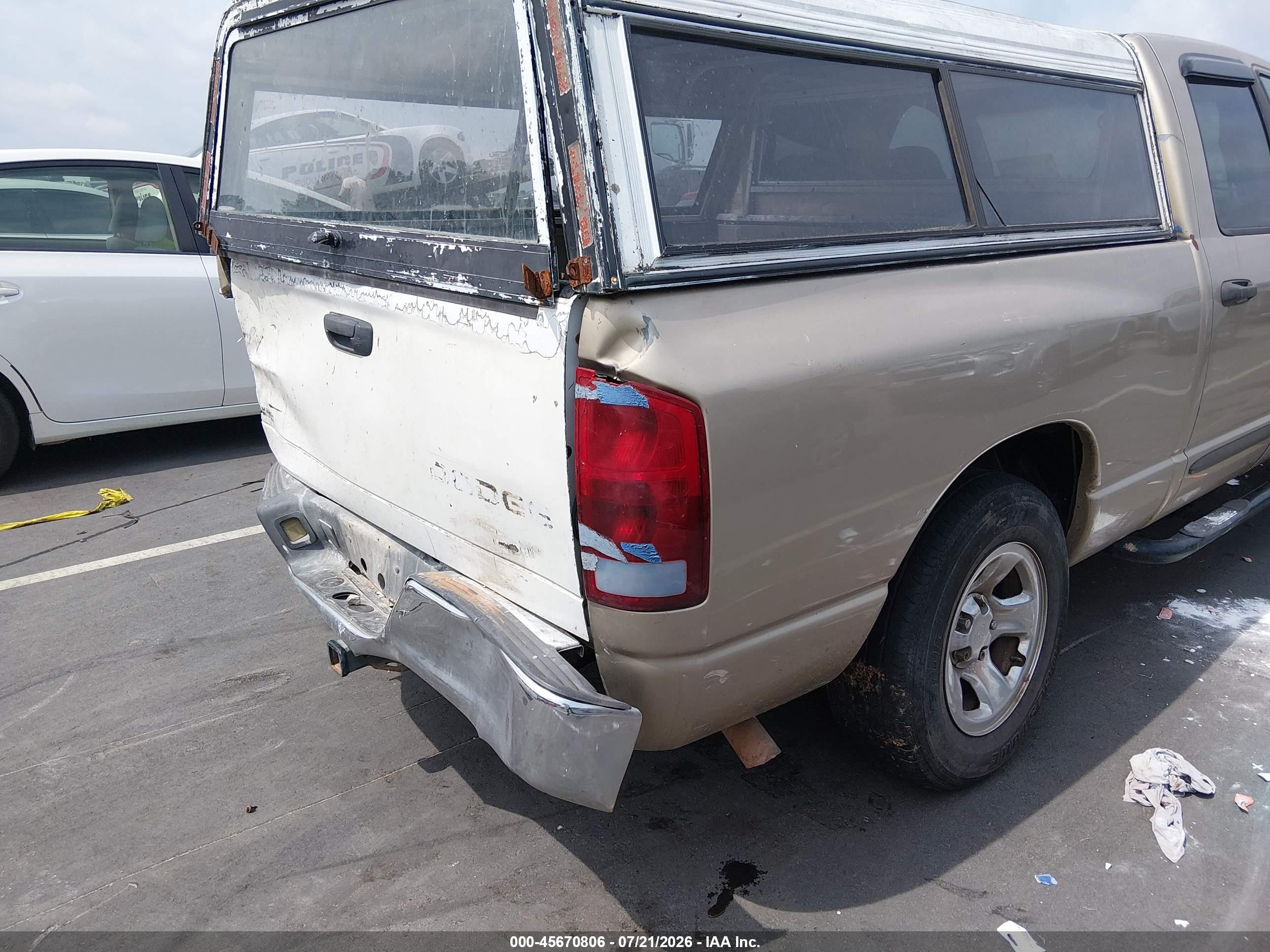 2002 Dodge Ram 1500 St White vin: 1D7HU18N32S637734