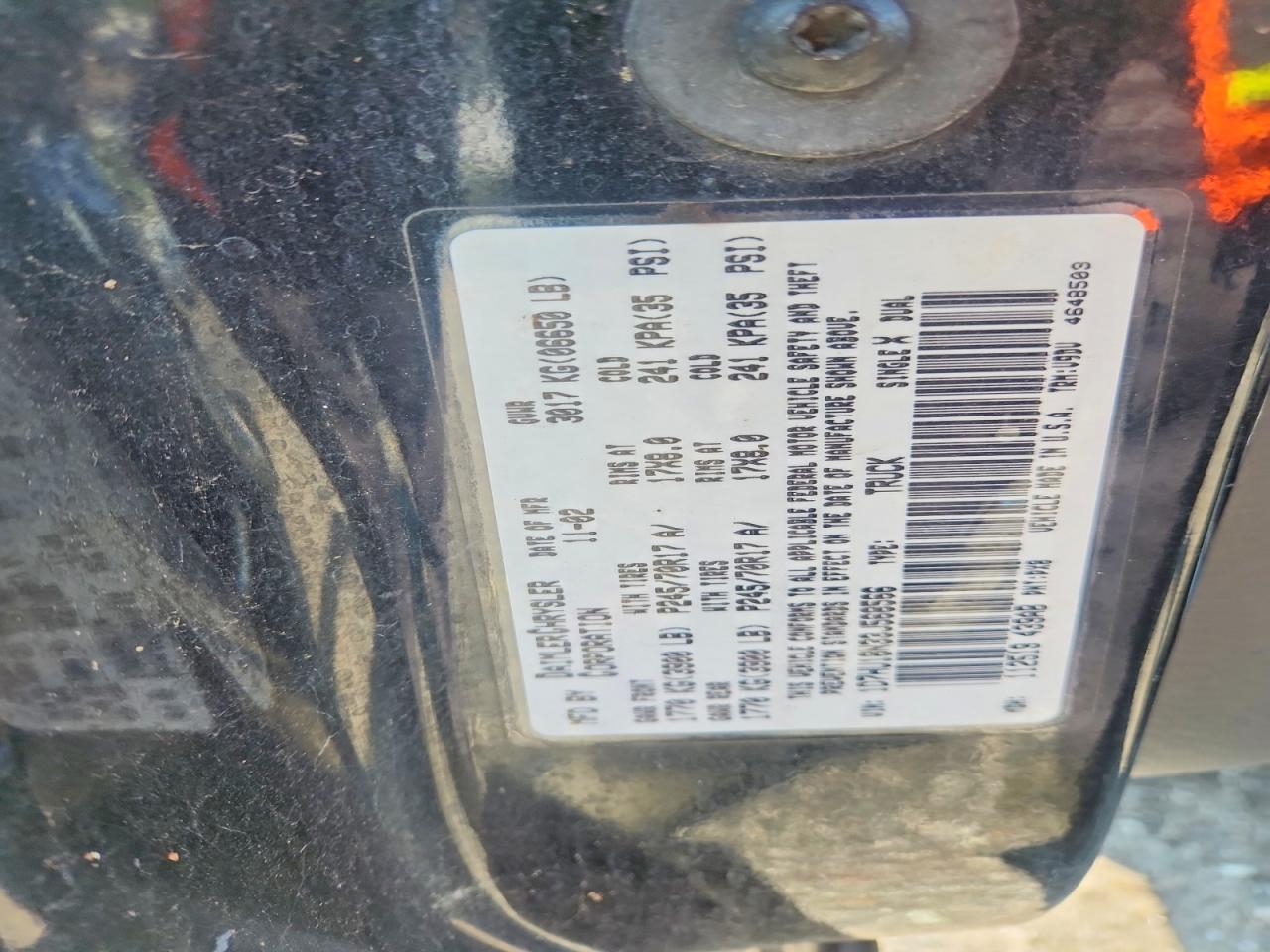 2003 Dodge Ram 1500 St Black vin: 1D7HU18N33J568566