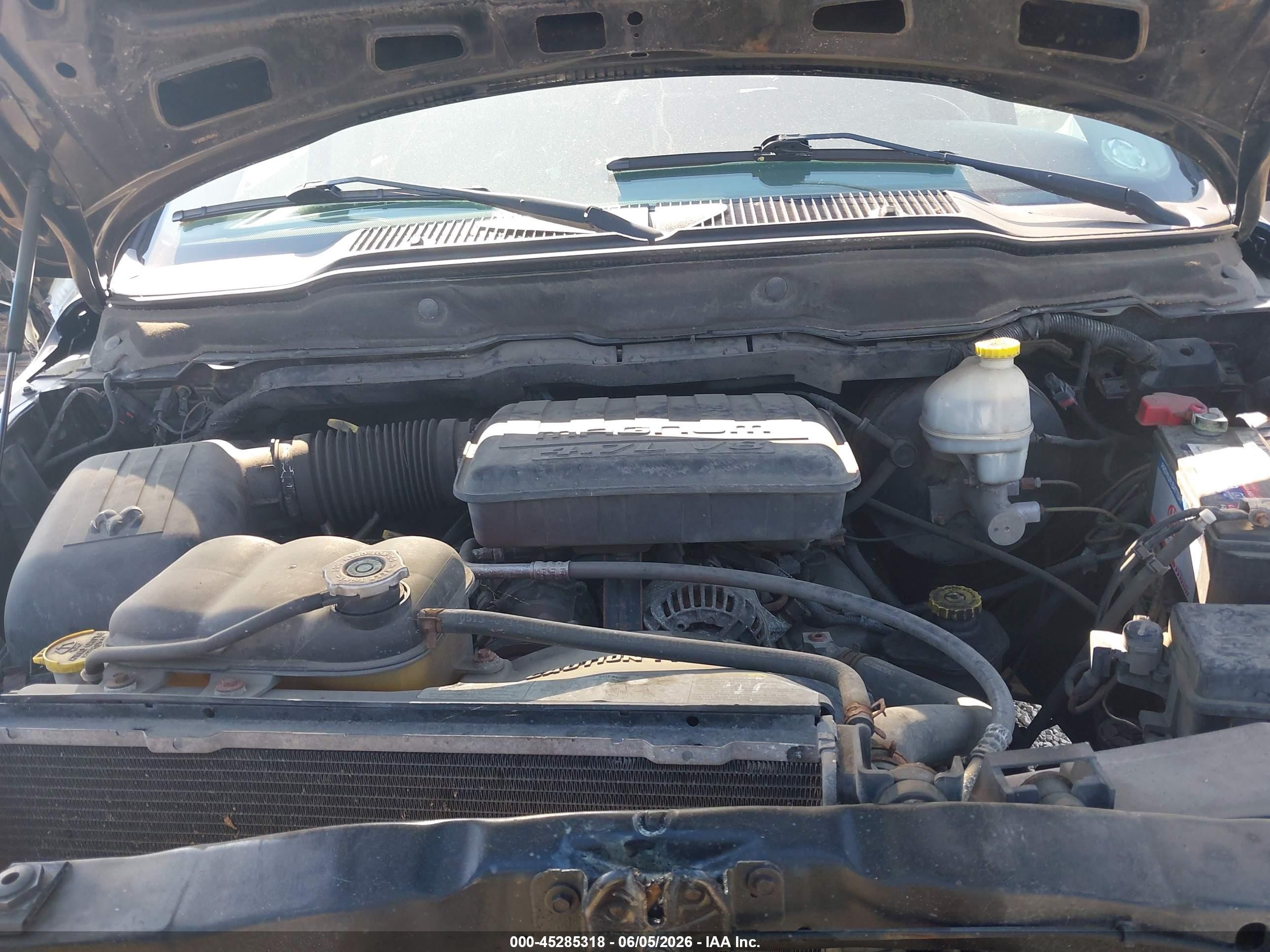2003 Dodge Ram 1500 Slt/laramie/st Черный vin: 1D7HU18N33S286776