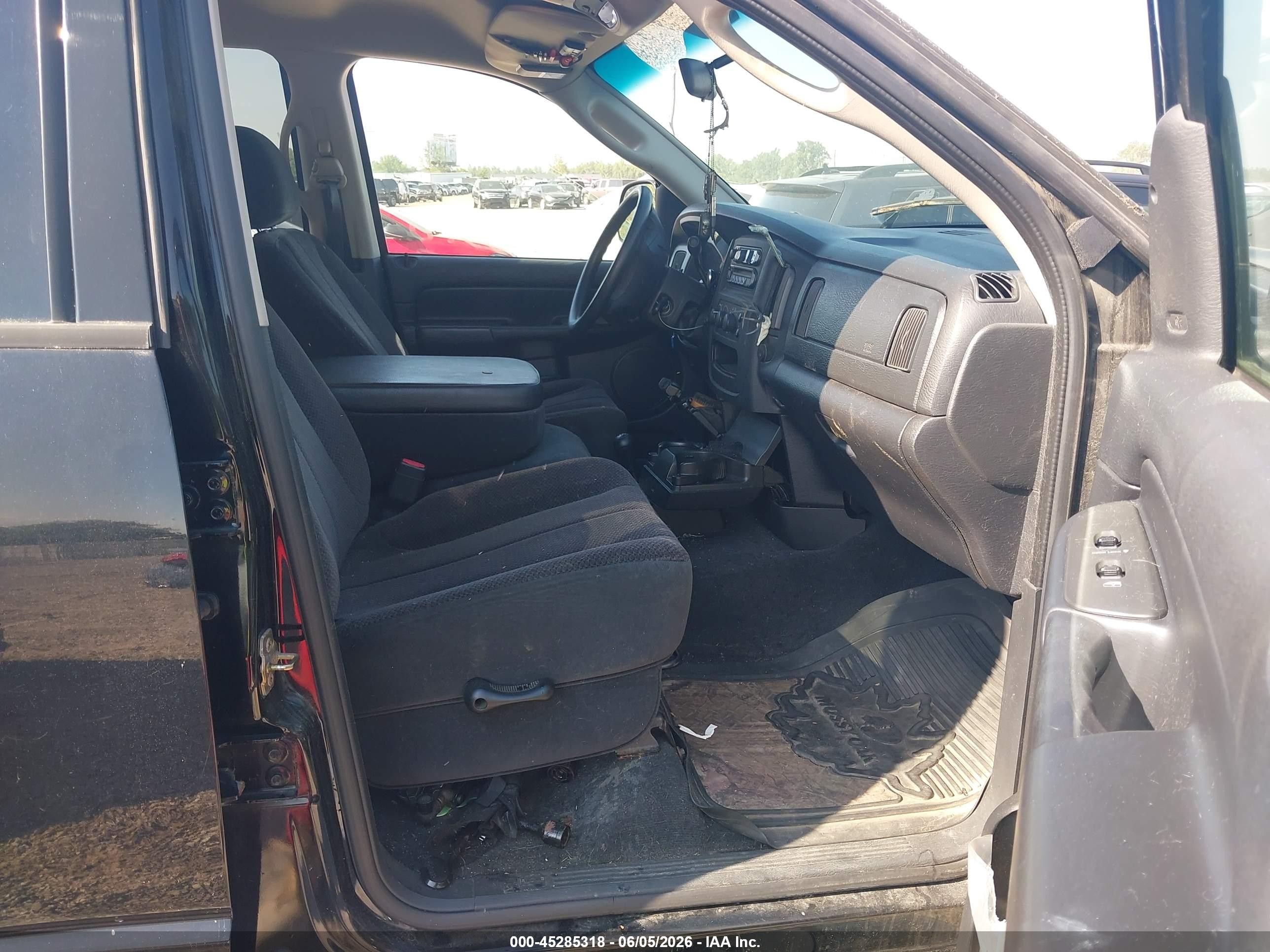 2003 Dodge Ram 1500 Slt/laramie/st Черный vin: 1D7HU18N33S286776