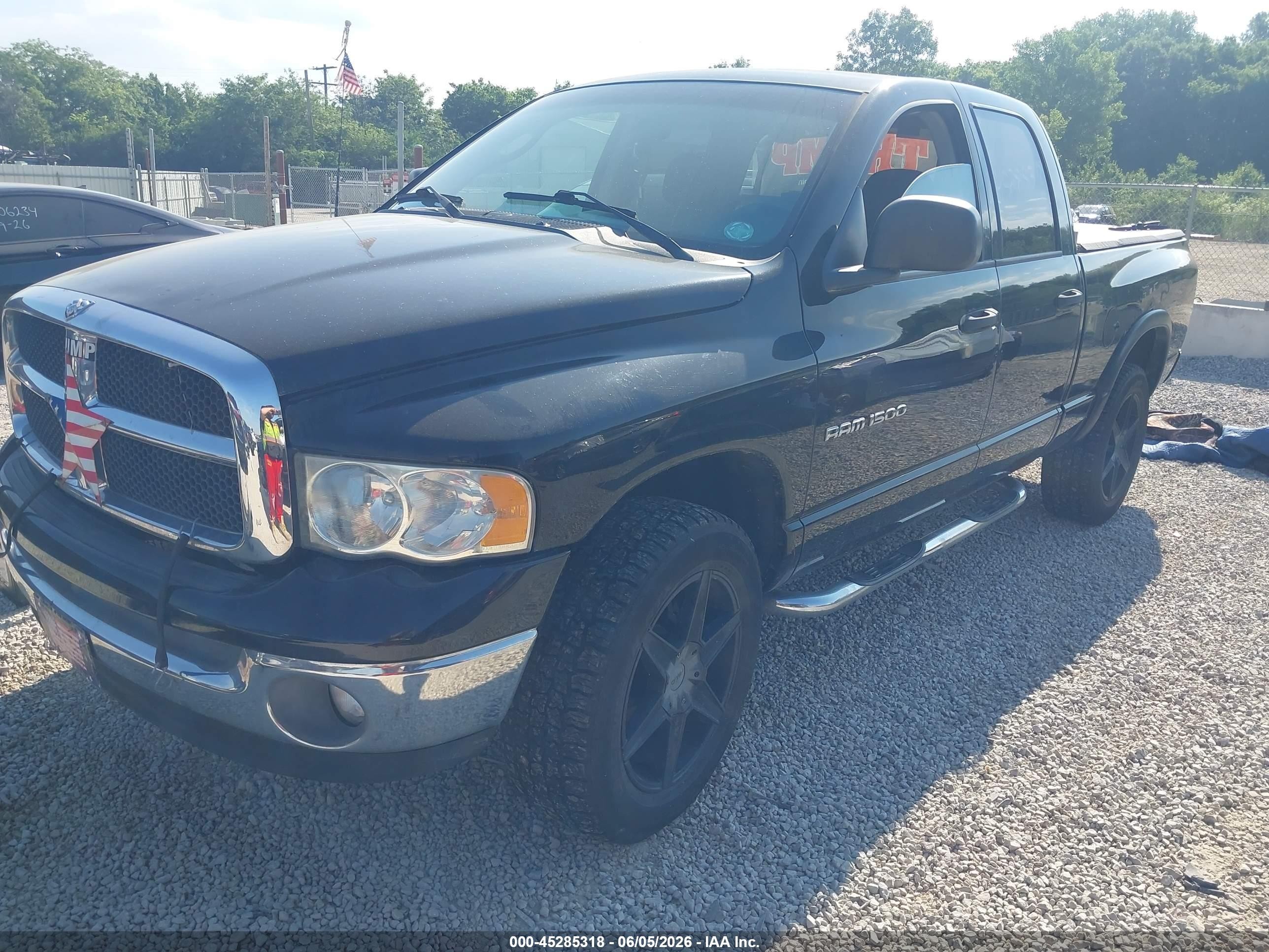 2003 Dodge Ram 1500 Slt/laramie/st Черный vin: 1D7HU18N33S286776