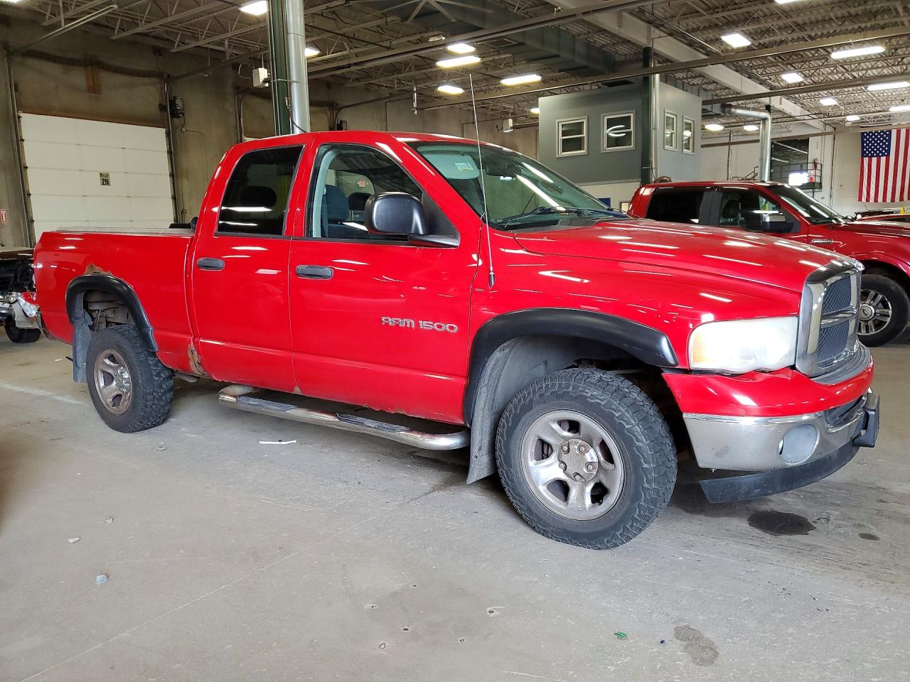 2005 Dodge Ram 1500 Red vin: 1D7HU18N35S346641