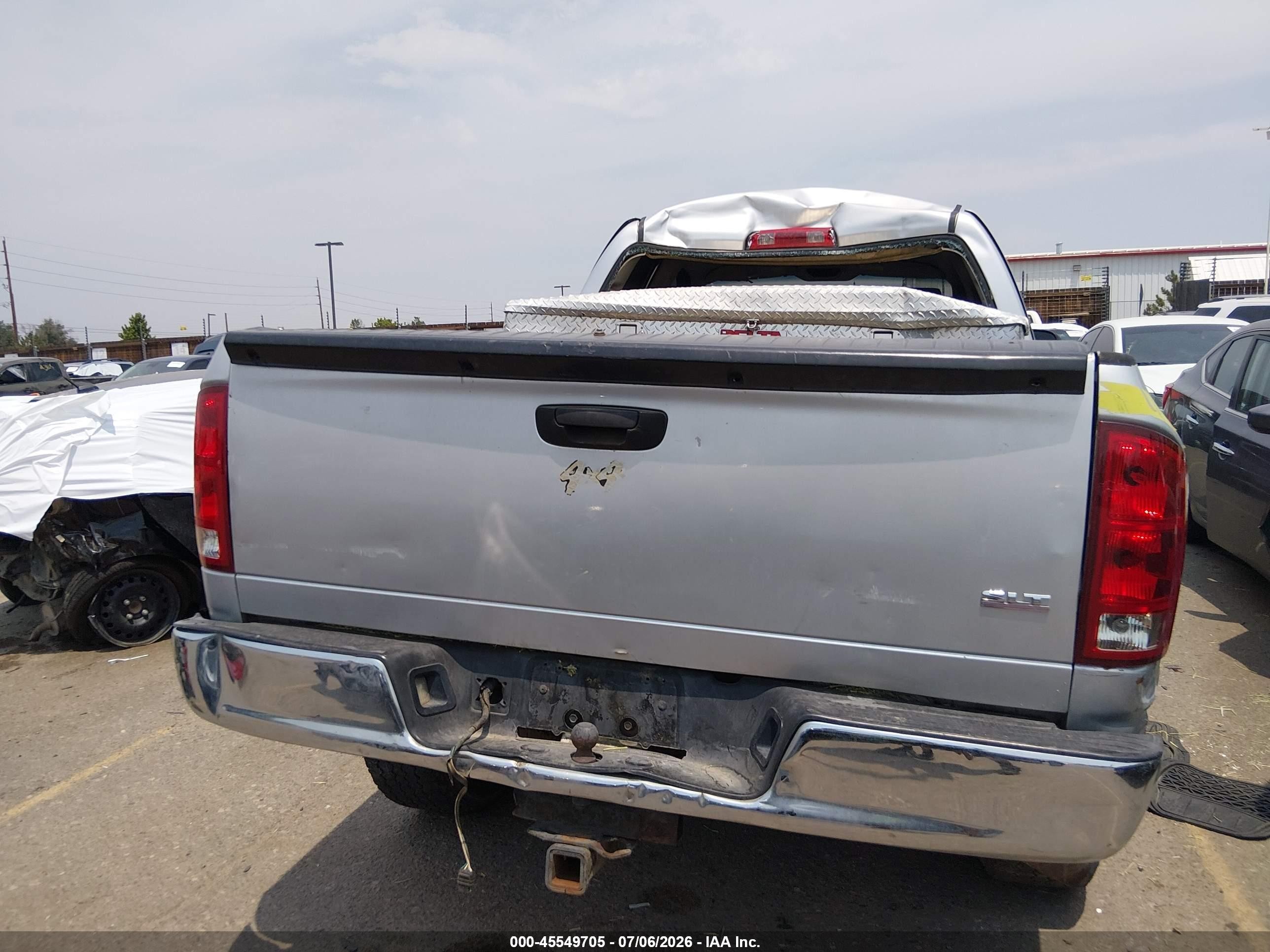 2006 Dodge Ram 1500 Slt/trx4 Off Road/sport Silver vin: 1D7HU18N36J155034