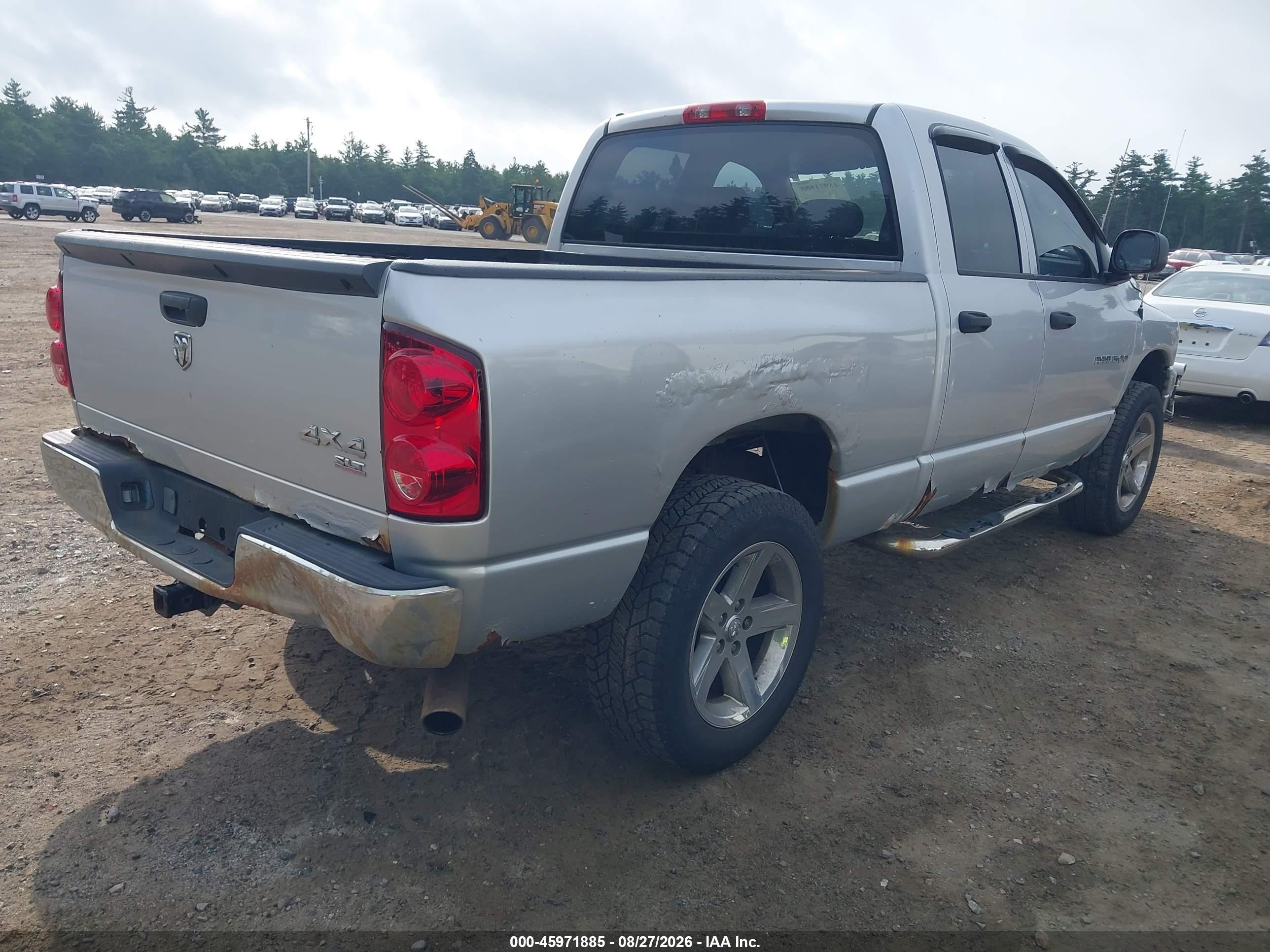 2007 Dodge Ram 1500 St/slt Silver vin: 1D7HU18N37S236384