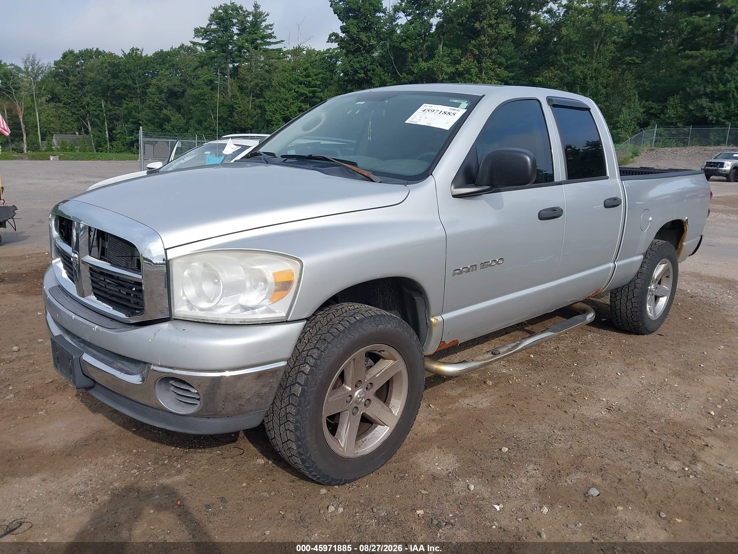 2007 Dodge Ram 1500 St/slt Silver vin: 1D7HU18N37S236384