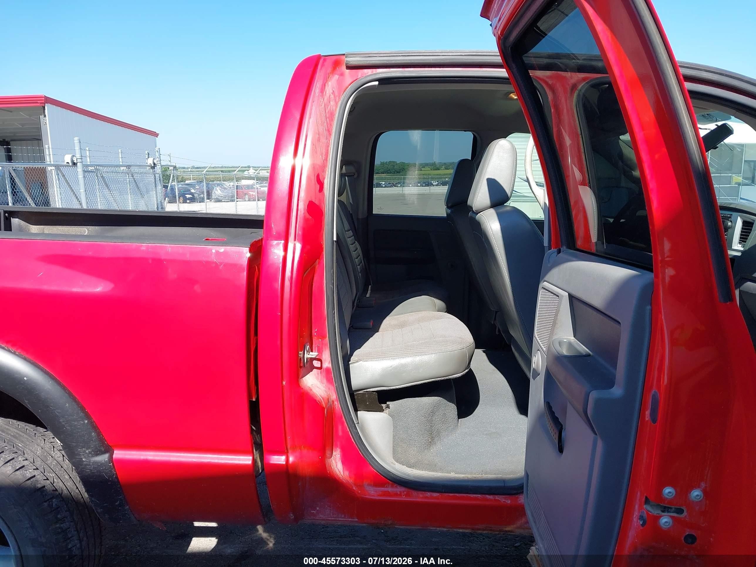 2008 Dodge Ram 1500 Slt Red vin: 1D7HU18N38S614530