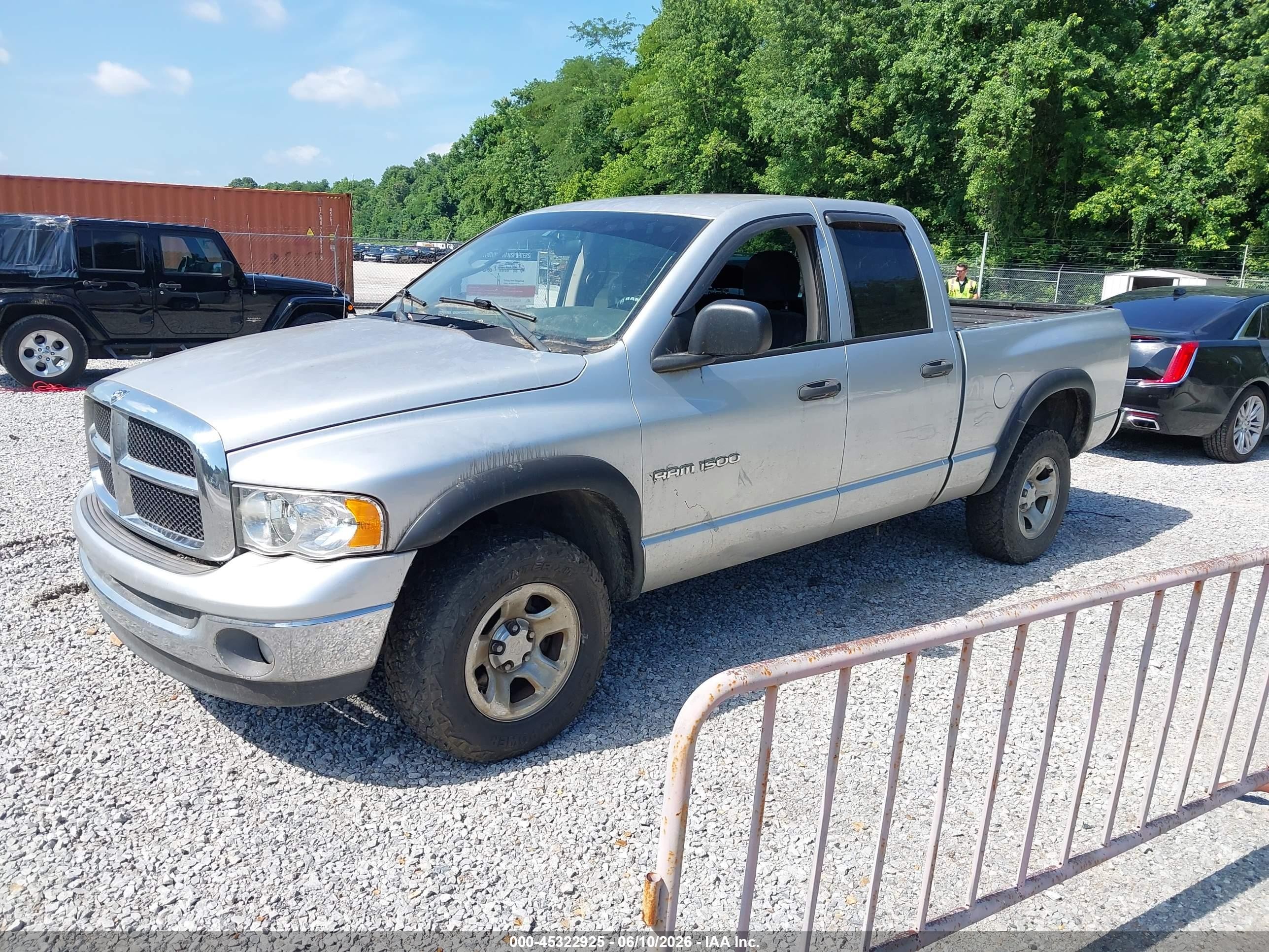 2004 Dodge Ram 1500 Slt/laramie Silver vin: 1D7HU18N44J217389