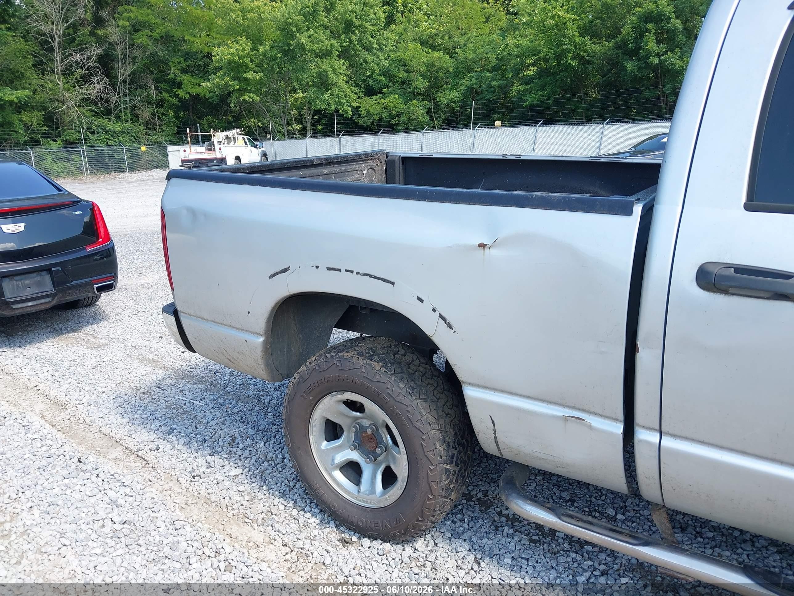 2004 Dodge Ram 1500 Slt/laramie Silver vin: 1D7HU18N44J217389