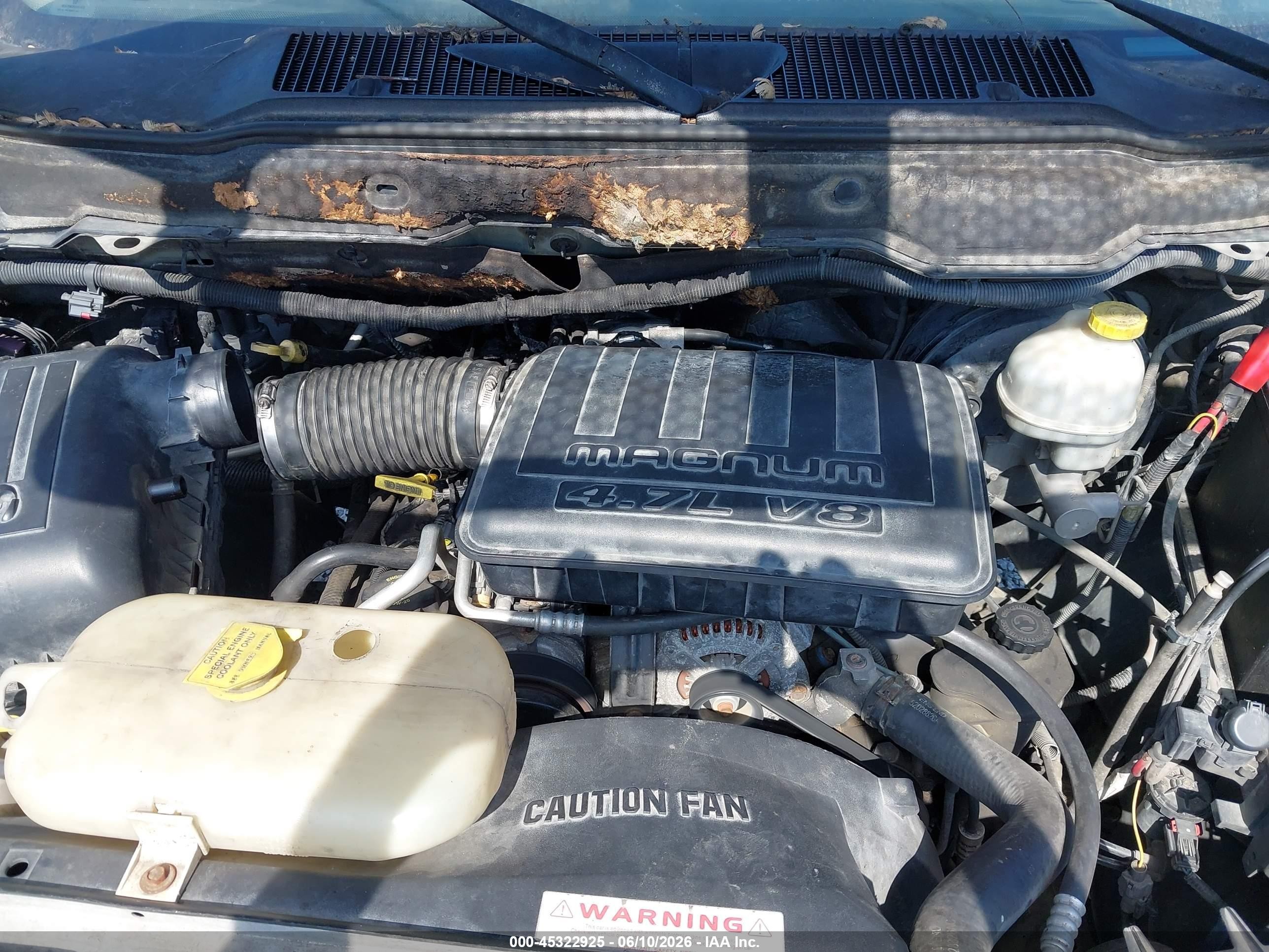 2004 Dodge Ram 1500 Slt/laramie Silver vin: 1D7HU18N44J217389