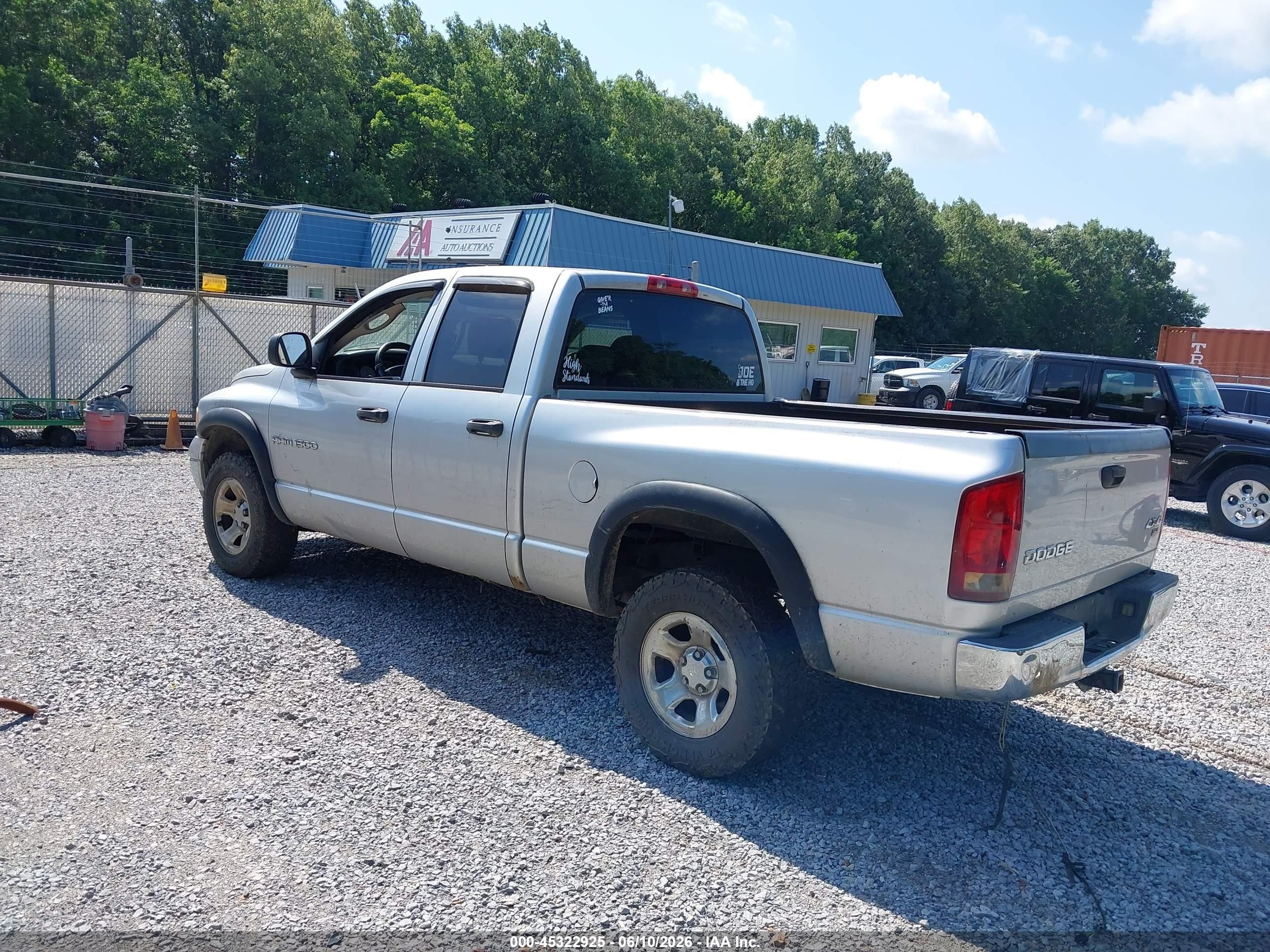 2004 Dodge Ram 1500 Slt/laramie Silver vin: 1D7HU18N44J217389