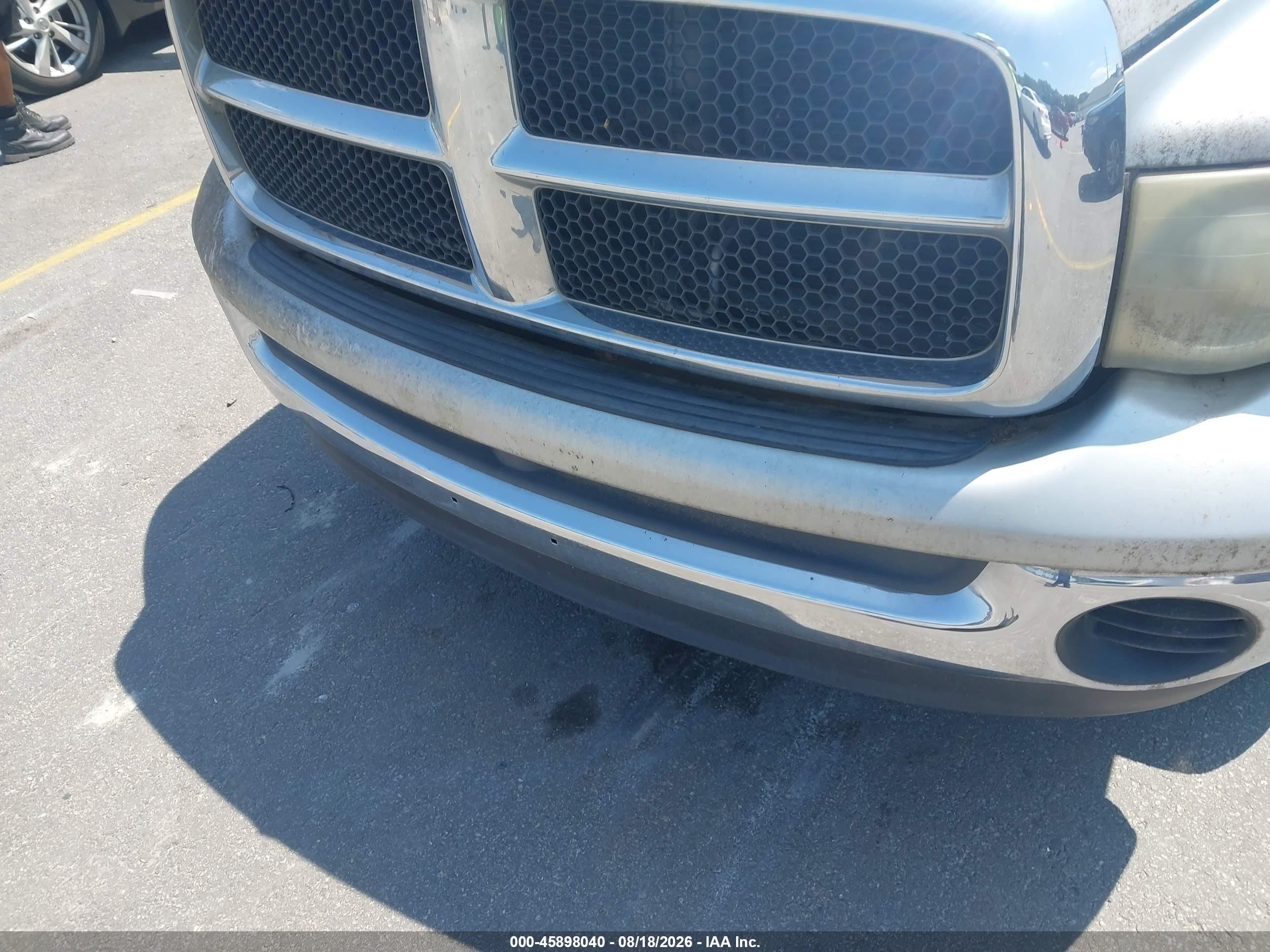 2004 Dodge Ram 1500 Slt/laramie Silver vin: 1D7HU18N44S646297