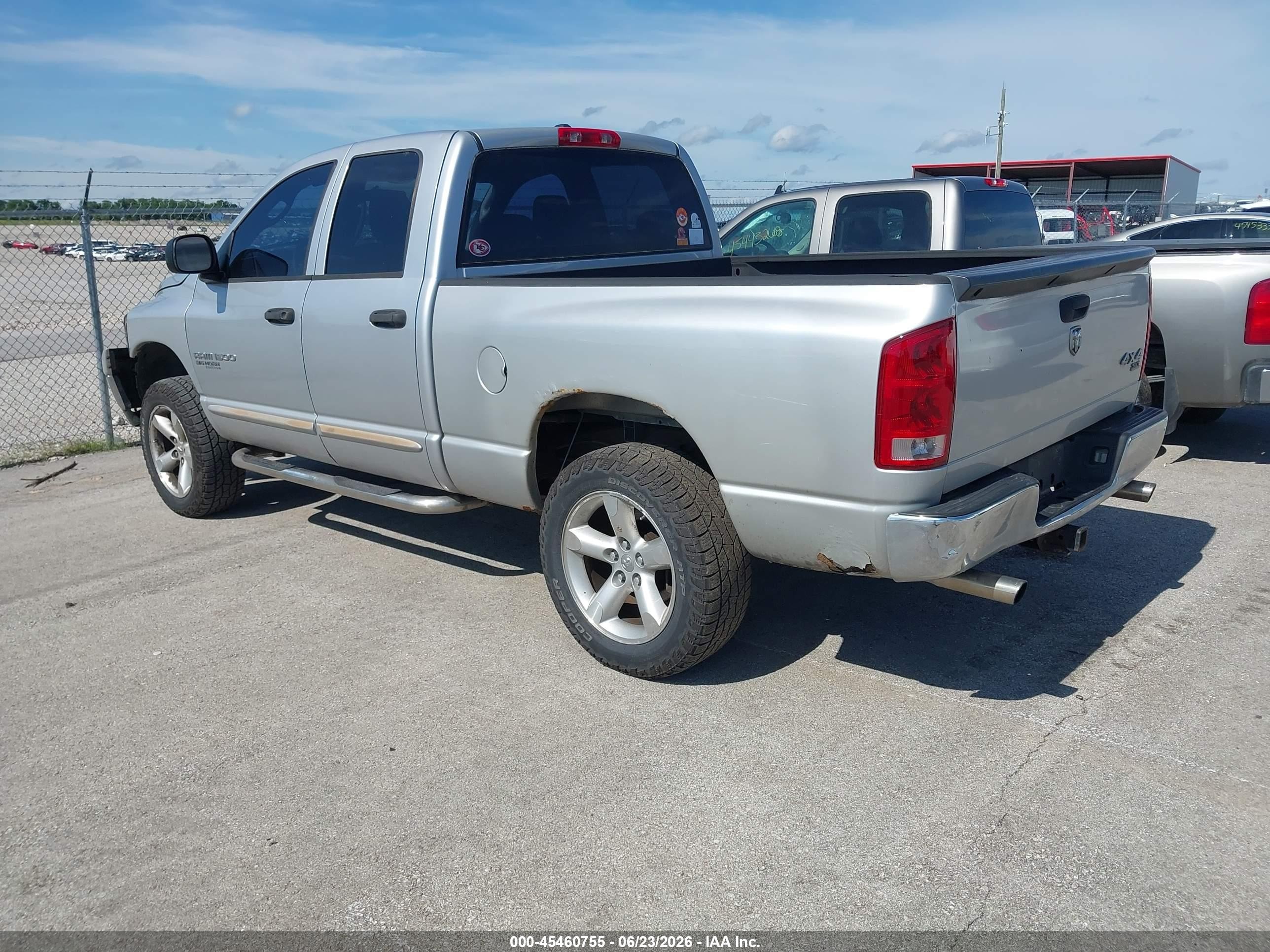 2006 Dodge Ram 1500 Slt/trx4 Off Road/sport Silver vin: 1D7HU18N46J142695