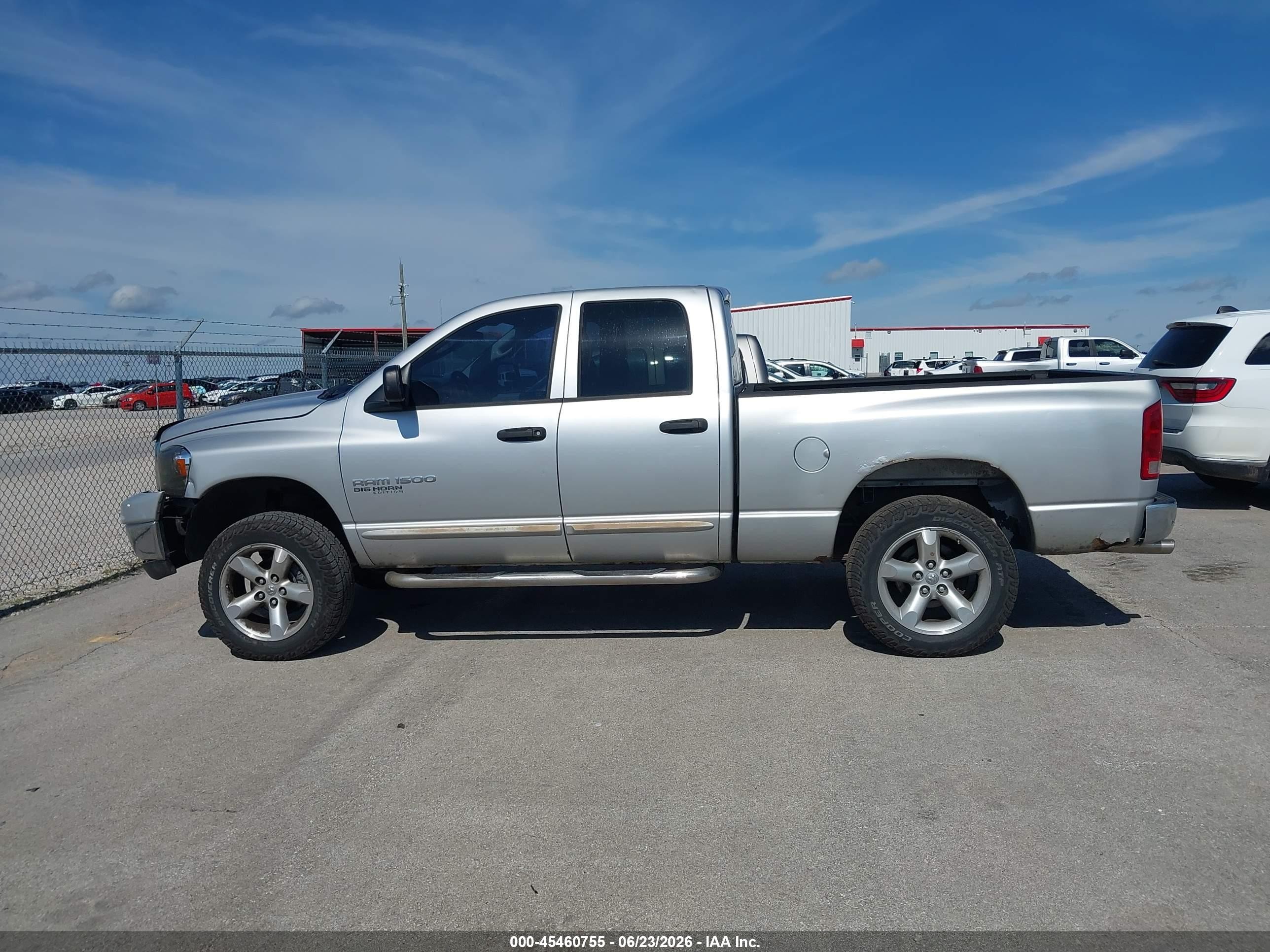 2006 Dodge Ram 1500 Slt/trx4 Off Road/sport Silver vin: 1D7HU18N46J142695