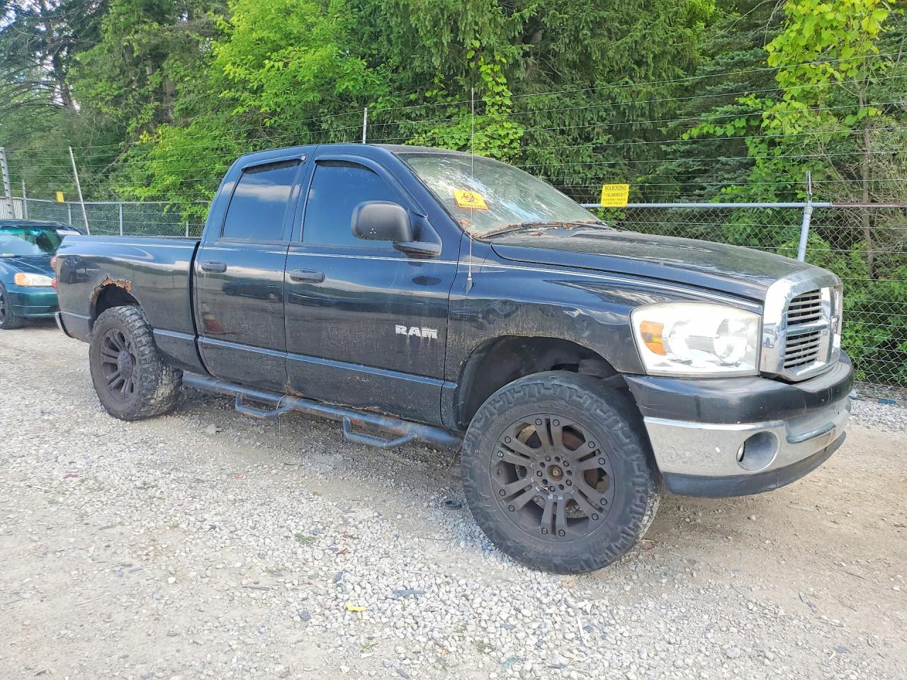 2008 Dodge Ram 1500 St Black vin: 1D7HU18N48S524044