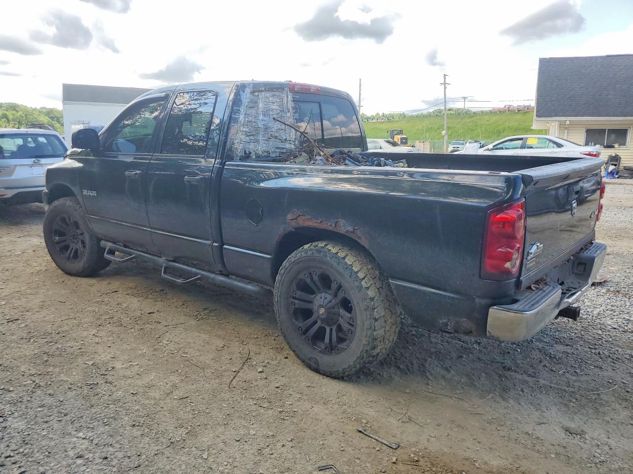2008 Dodge Ram 1500 St Black vin: 1D7HU18N48S524044