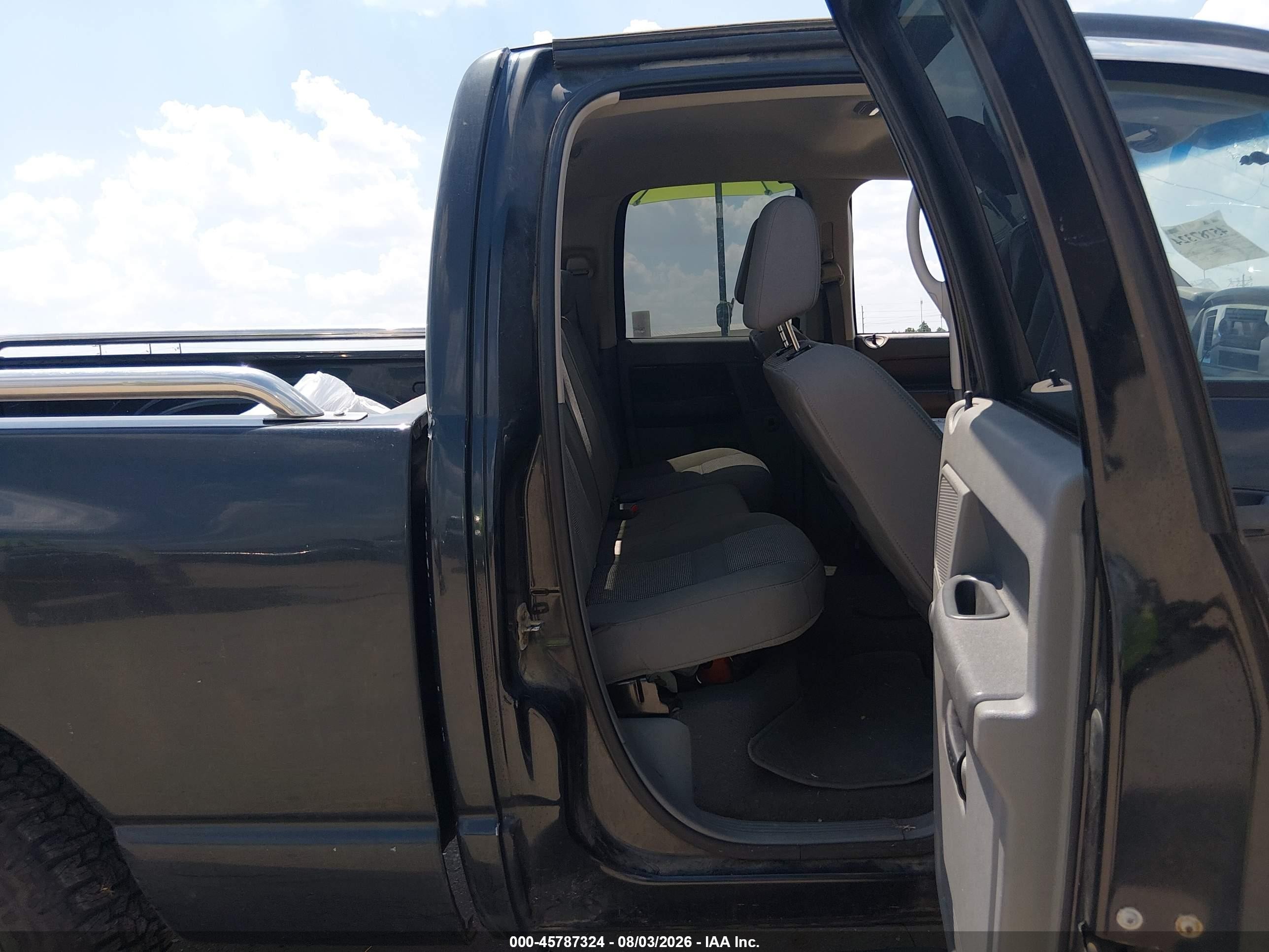 2008 Dodge Ram 1500 Slt Black vin: 1D7HU18N48S559795