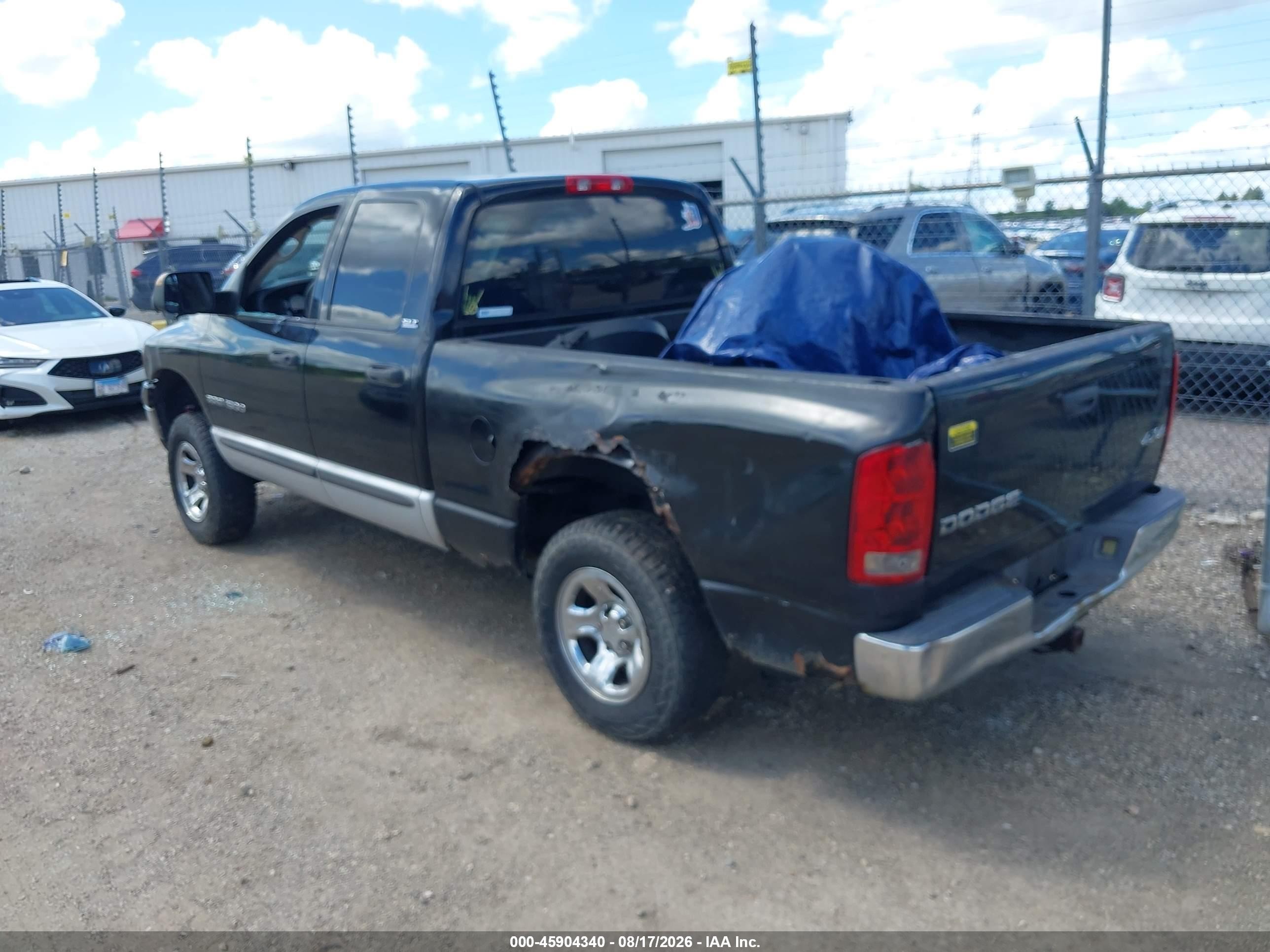 2002 Dodge Ram 1500 St Black vin: 1D7HU18N52S654888