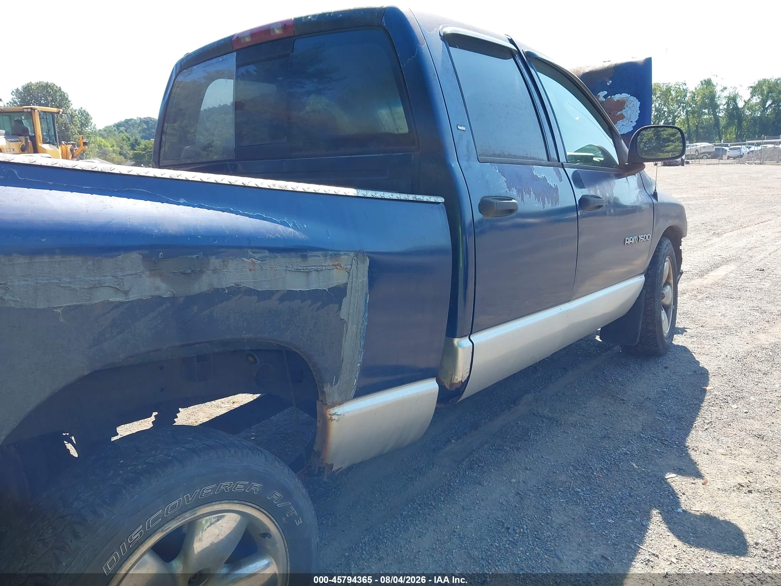 2003 Dodge Ram 1500 Slt/laramie/st Blue vin: 1D7HU18N53S280302