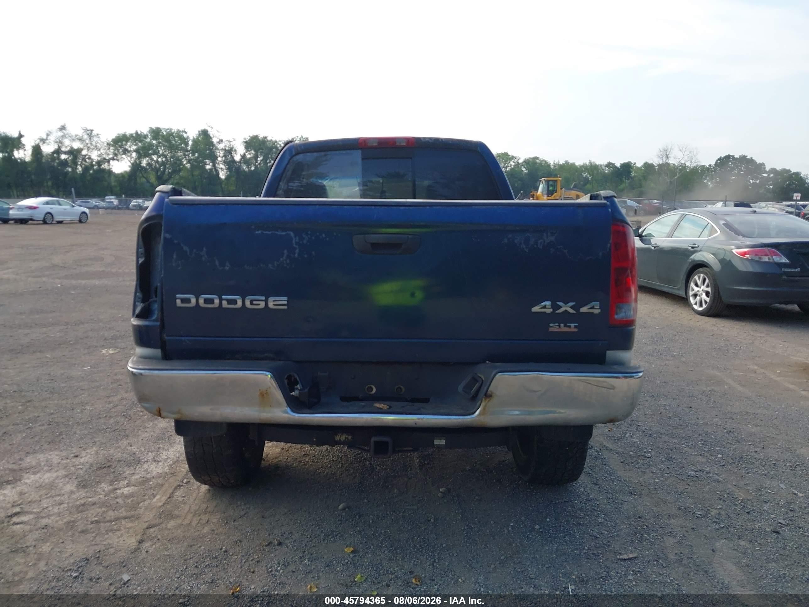 2003 Dodge Ram 1500 Slt/laramie/st Blue vin: 1D7HU18N53S280302