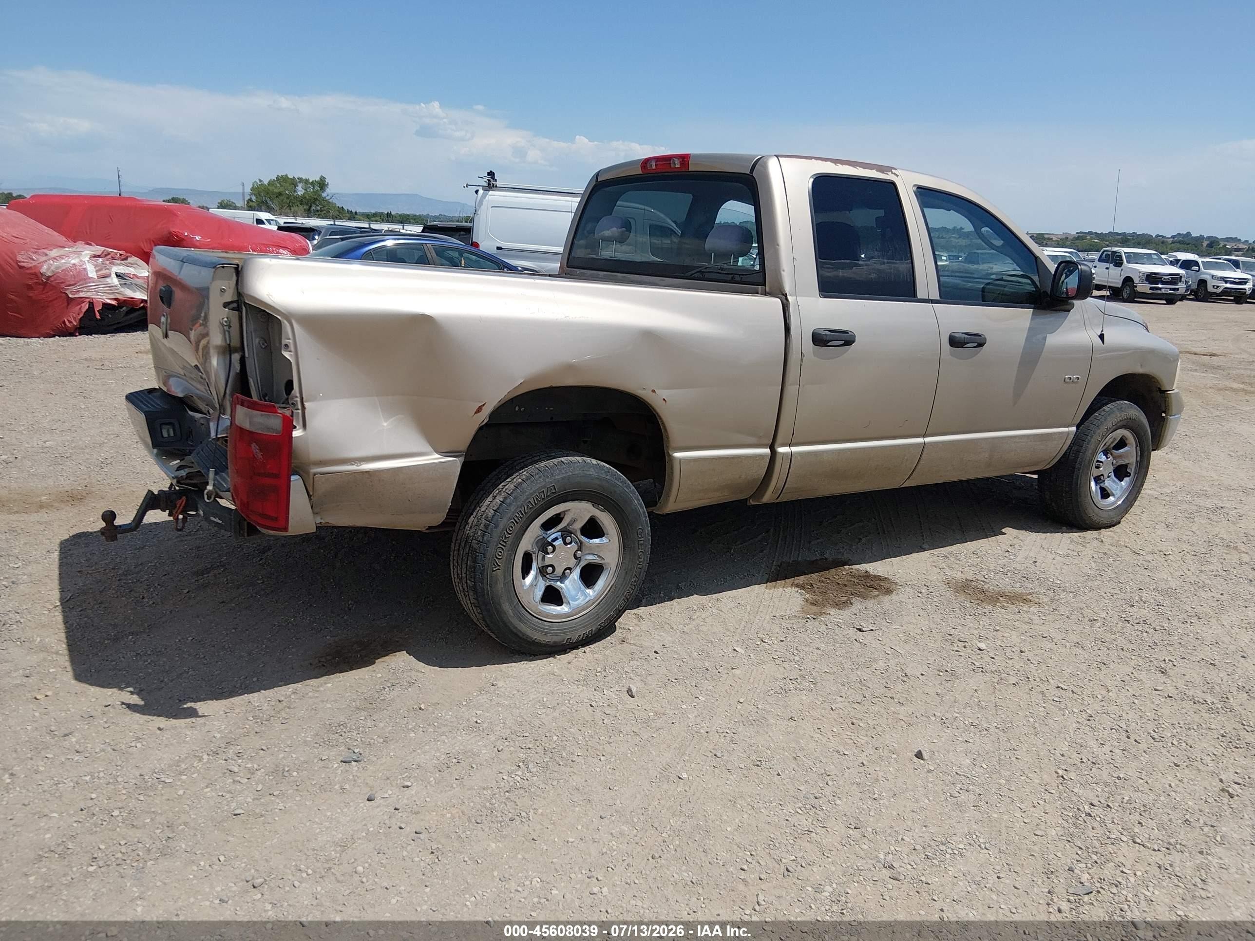 2005 Dodge Ram 1500 Slt/laramie Gold vin: 1D7HU18N55S344728