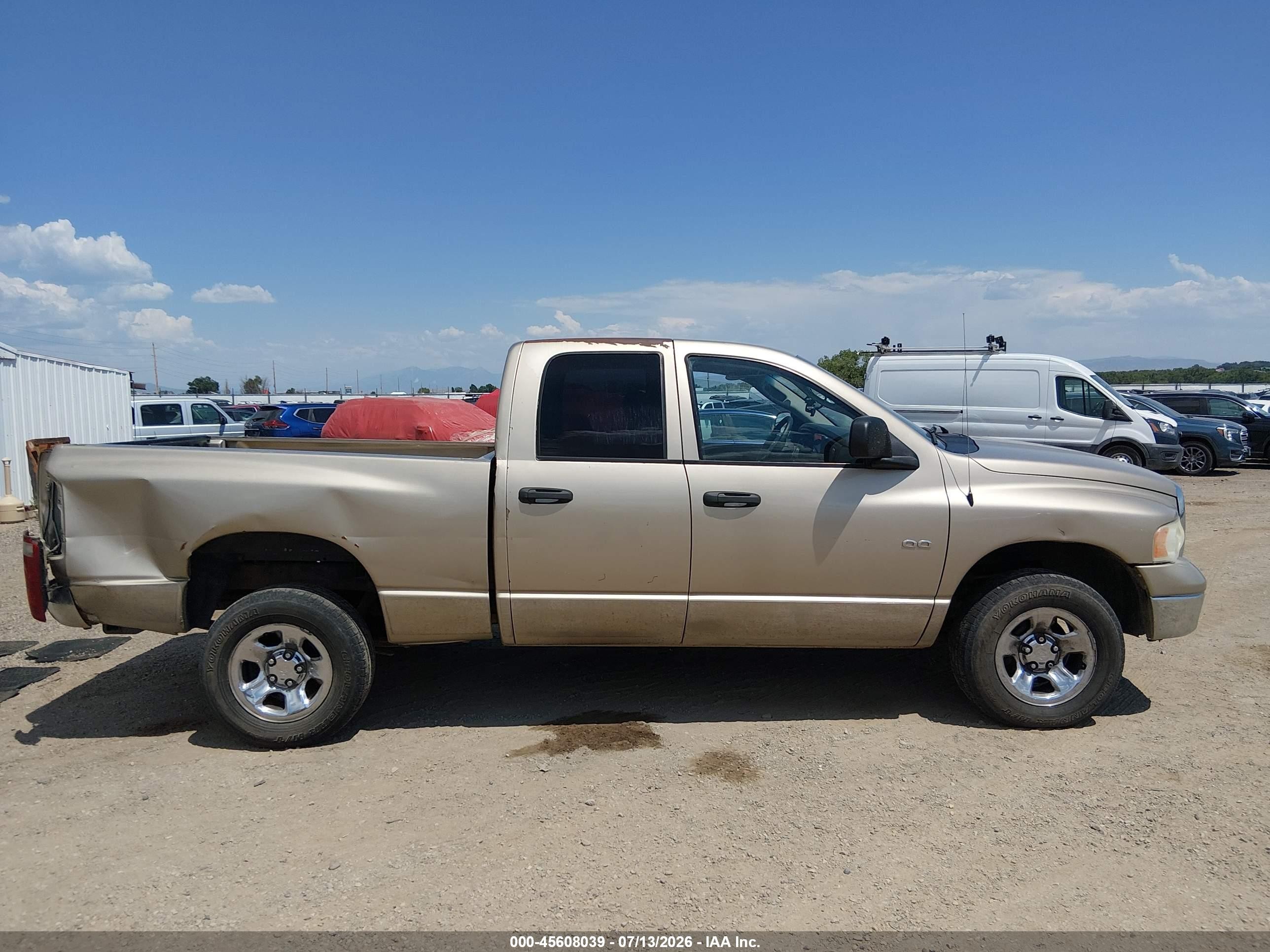 2005 Dodge Ram 1500 Slt/laramie Gold vin: 1D7HU18N55S344728