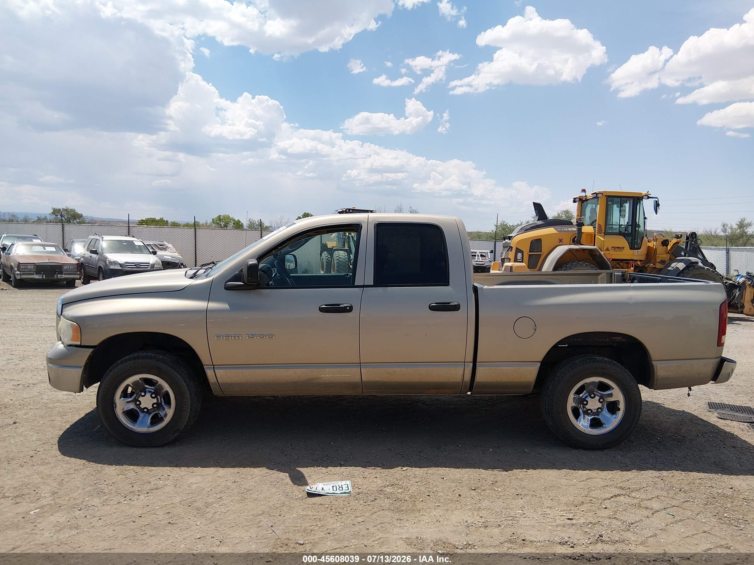 2005 Dodge Ram 1500 Slt/laramie Gold vin: 1D7HU18N55S344728