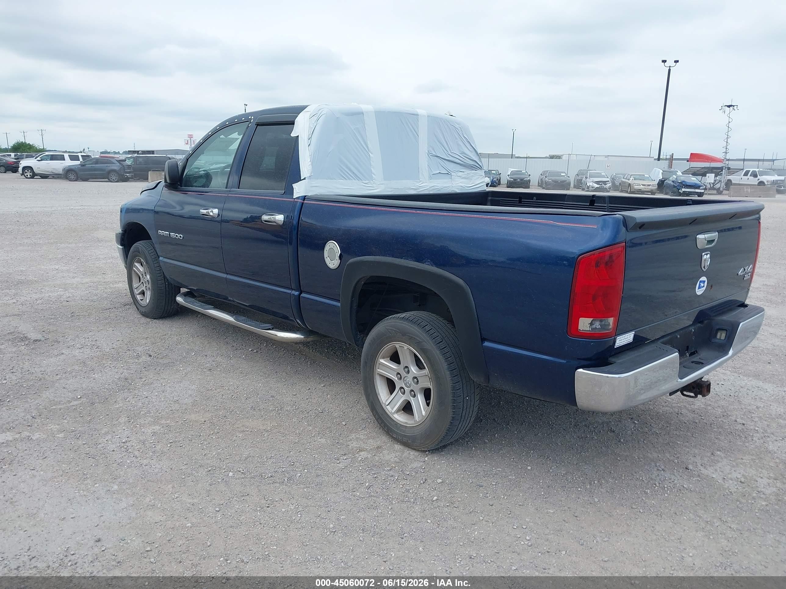 2006 Dodge Ram 1500 Slt/trx4 Off Road/sport Blue vin: 1D7HU18N56J107633