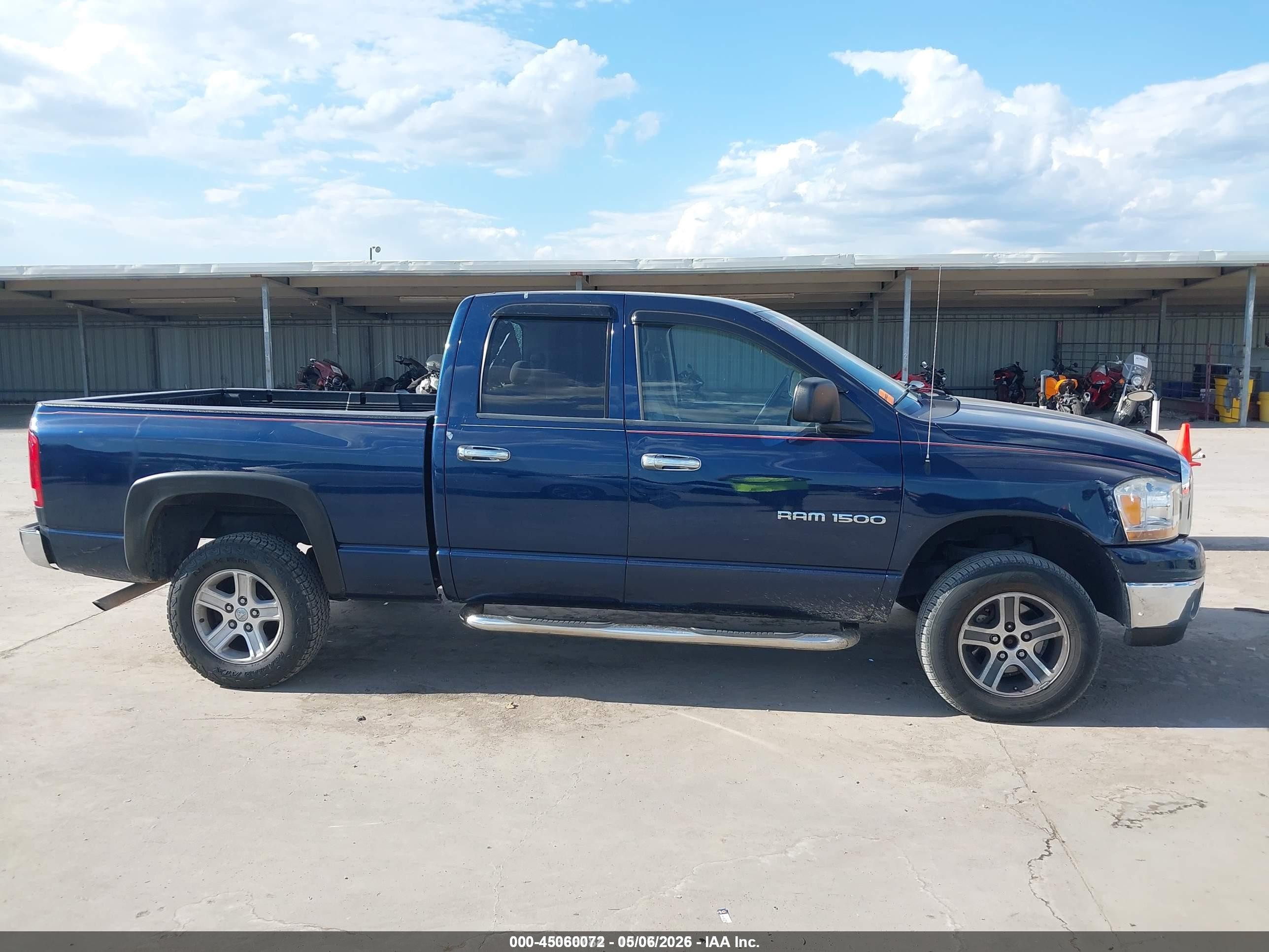 2006 Dodge Ram 1500 Slt/trx4 Off Road/sport Blue vin: 1D7HU18N56J107633