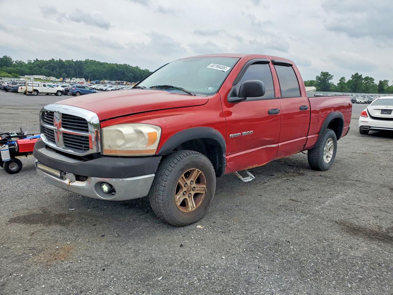 2006 Dodge Ram 1500 St Red vin: 1D7HU18N56S670904