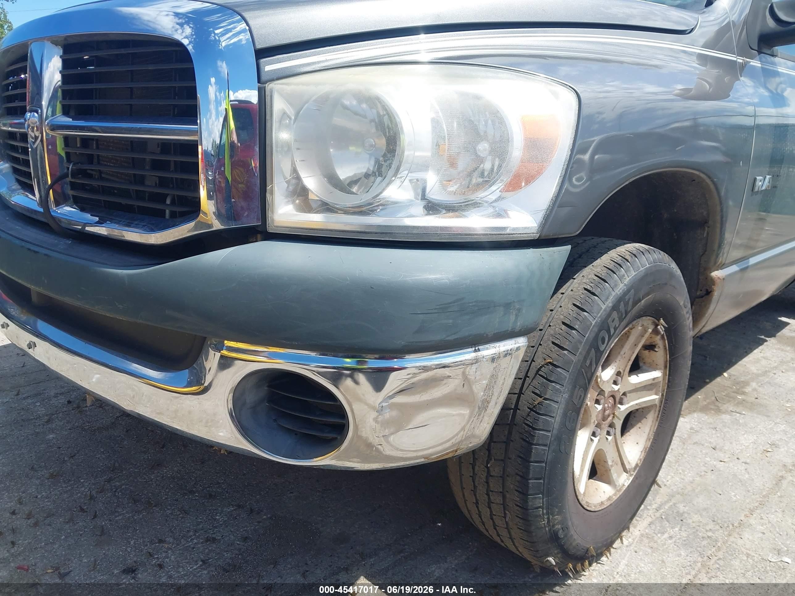 2008 Dodge Ram 1500 St/sxt Gray vin: 1D7HU18N58S587718