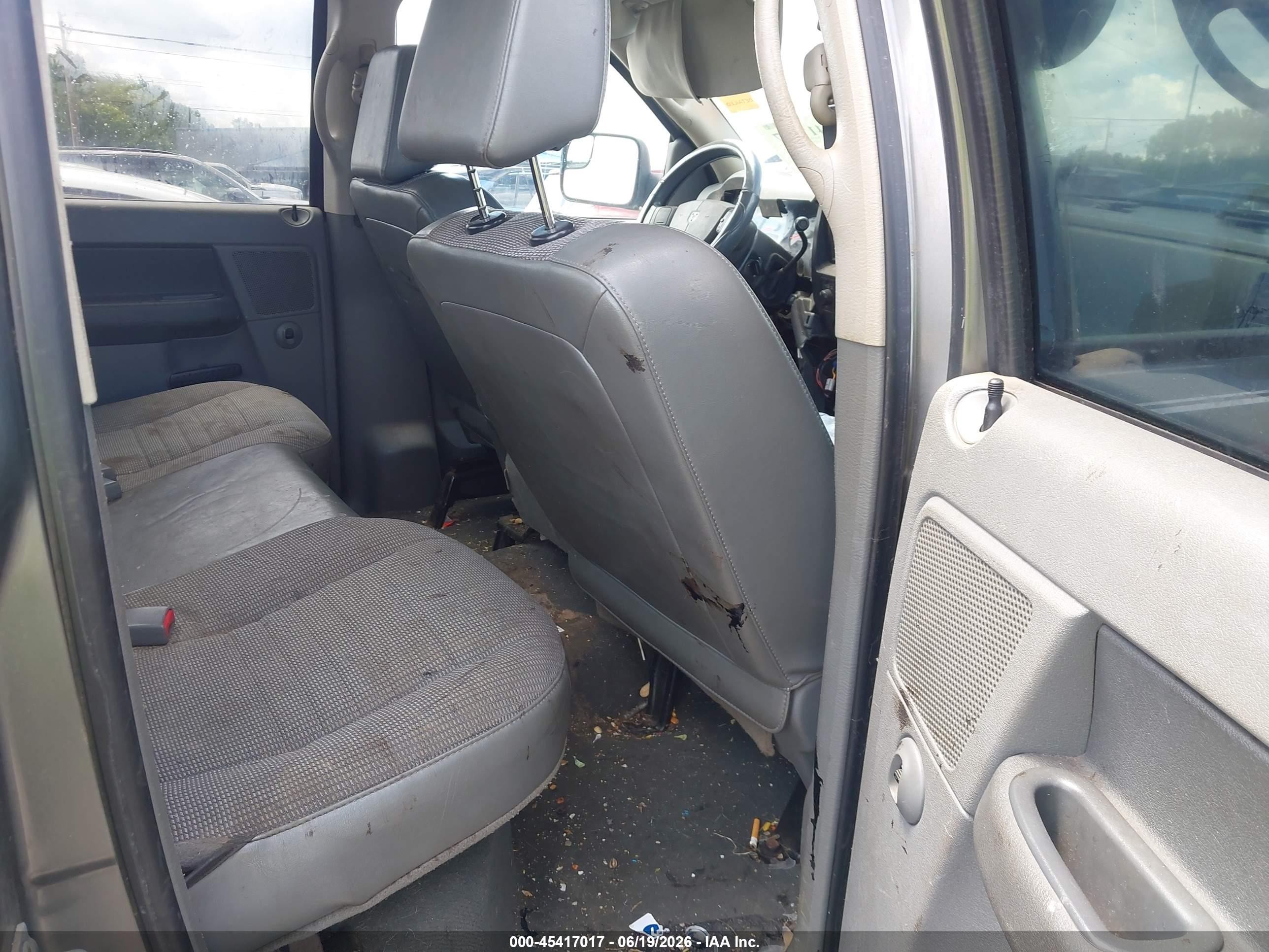 2008 Dodge Ram 1500 St/sxt Gray vin: 1D7HU18N58S587718