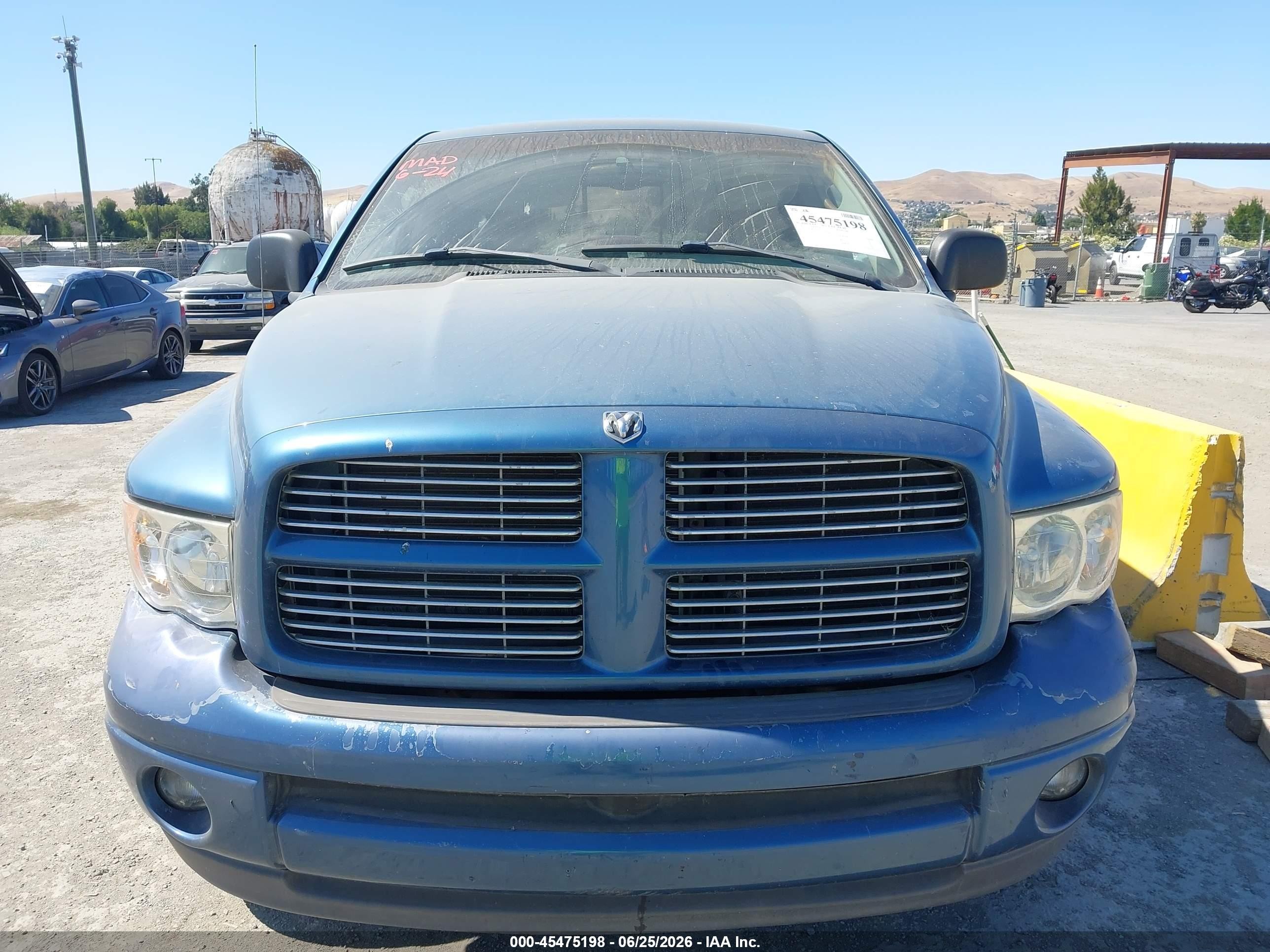 2002 Dodge Ram 1500 St Blue vin: 1D7HU18N62J206973