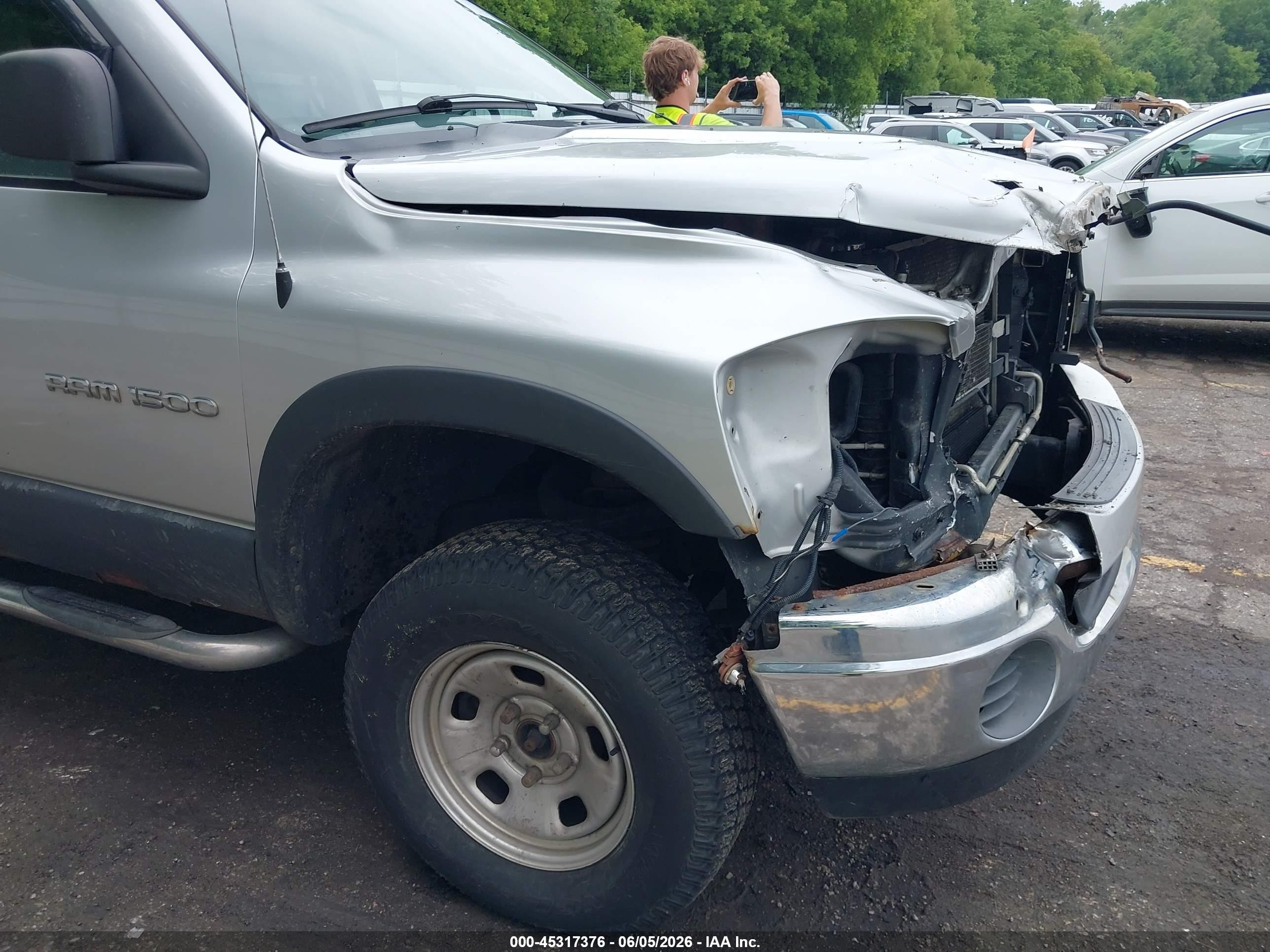 2006 Dodge Ram 1500 Slt/trx4 Off Road/sport Серебряный vin: 1D7HU18N66S531817