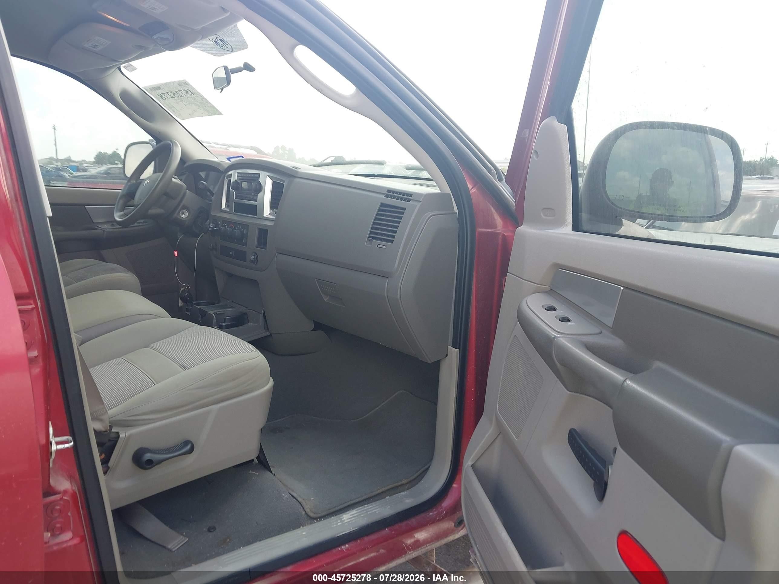 2008 Dodge Ram 1500 Slt Red vin: 1D7HU18N68J238041