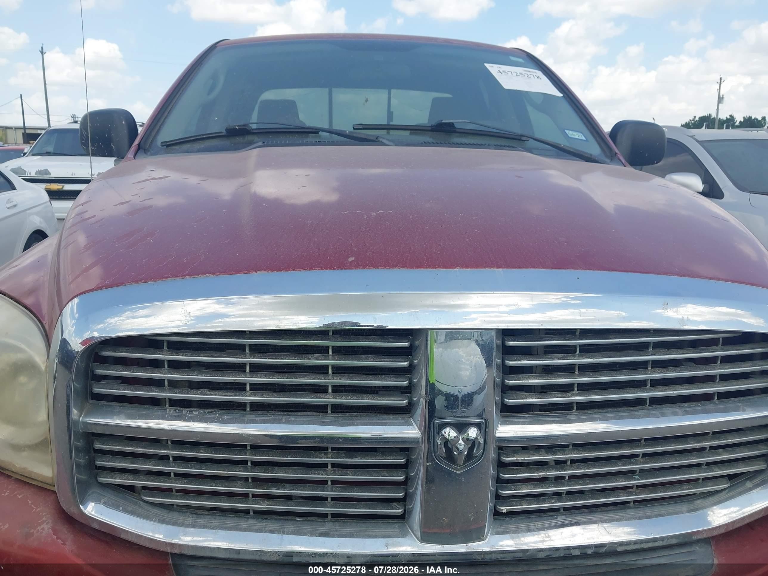2008 Dodge Ram 1500 Slt Red vin: 1D7HU18N68J238041