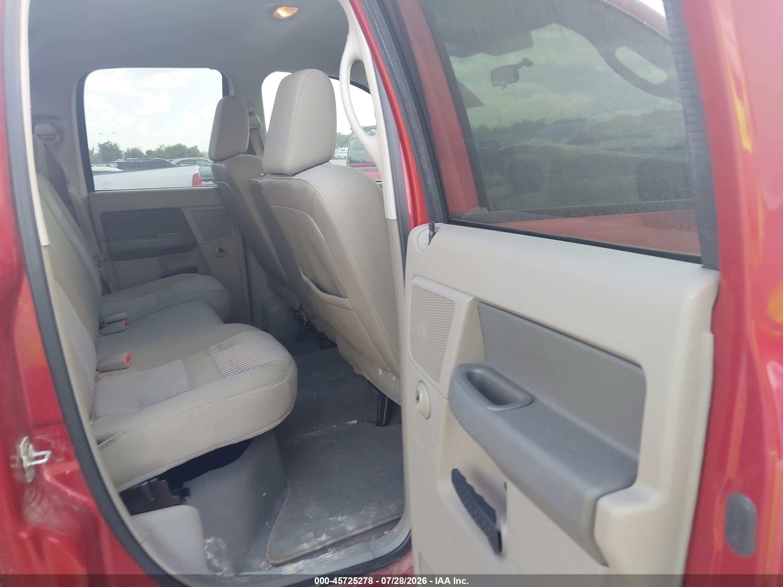 2008 Dodge Ram 1500 Slt Red vin: 1D7HU18N68J238041