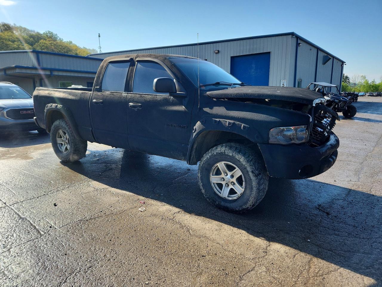 2002 Dodge Ram 1500 Black vin: 1D7HU18N72J252151