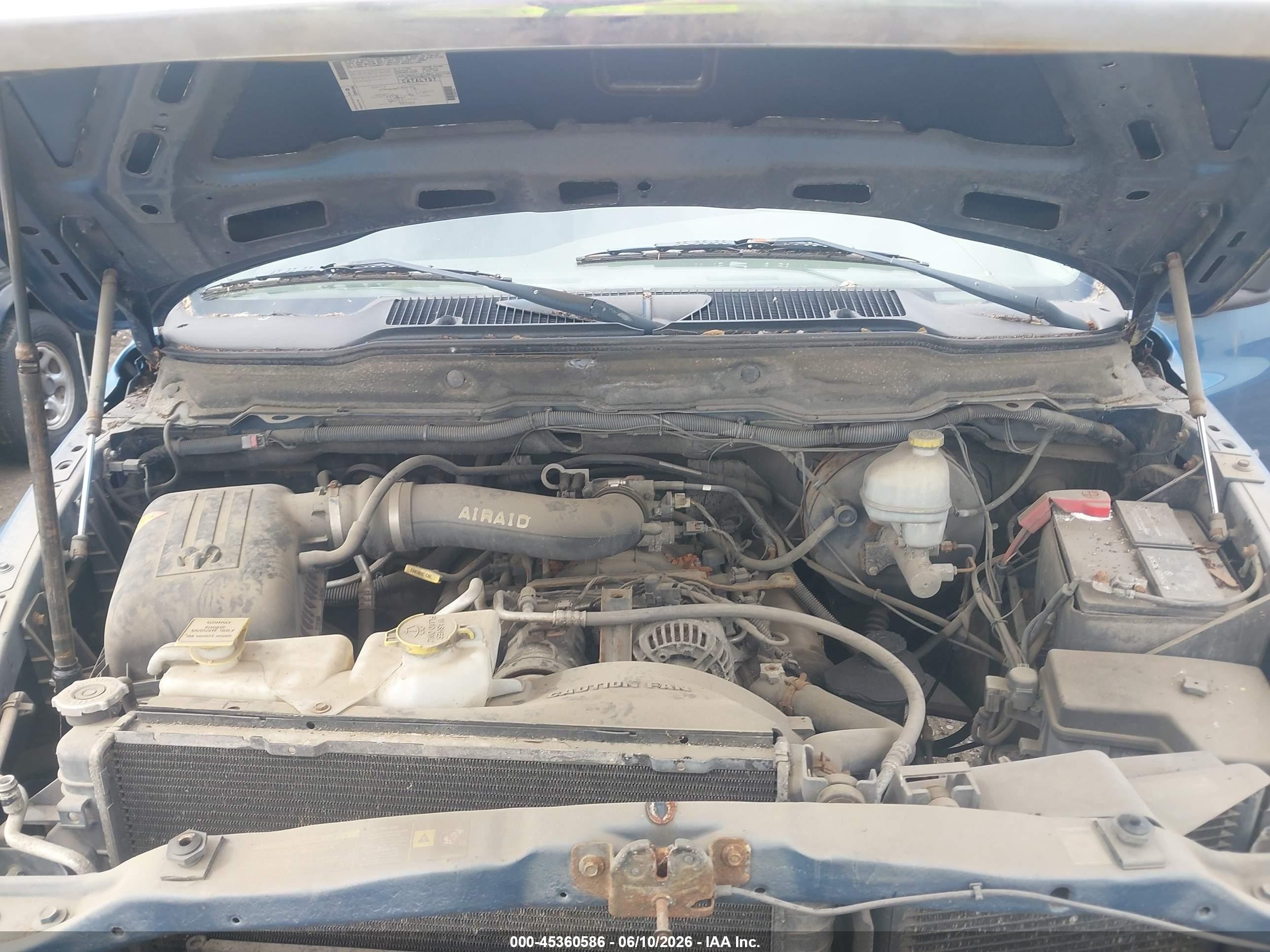 2004 Dodge Ram 1500 Slt/laramie Blue vin: 1D7HU18N74S786764