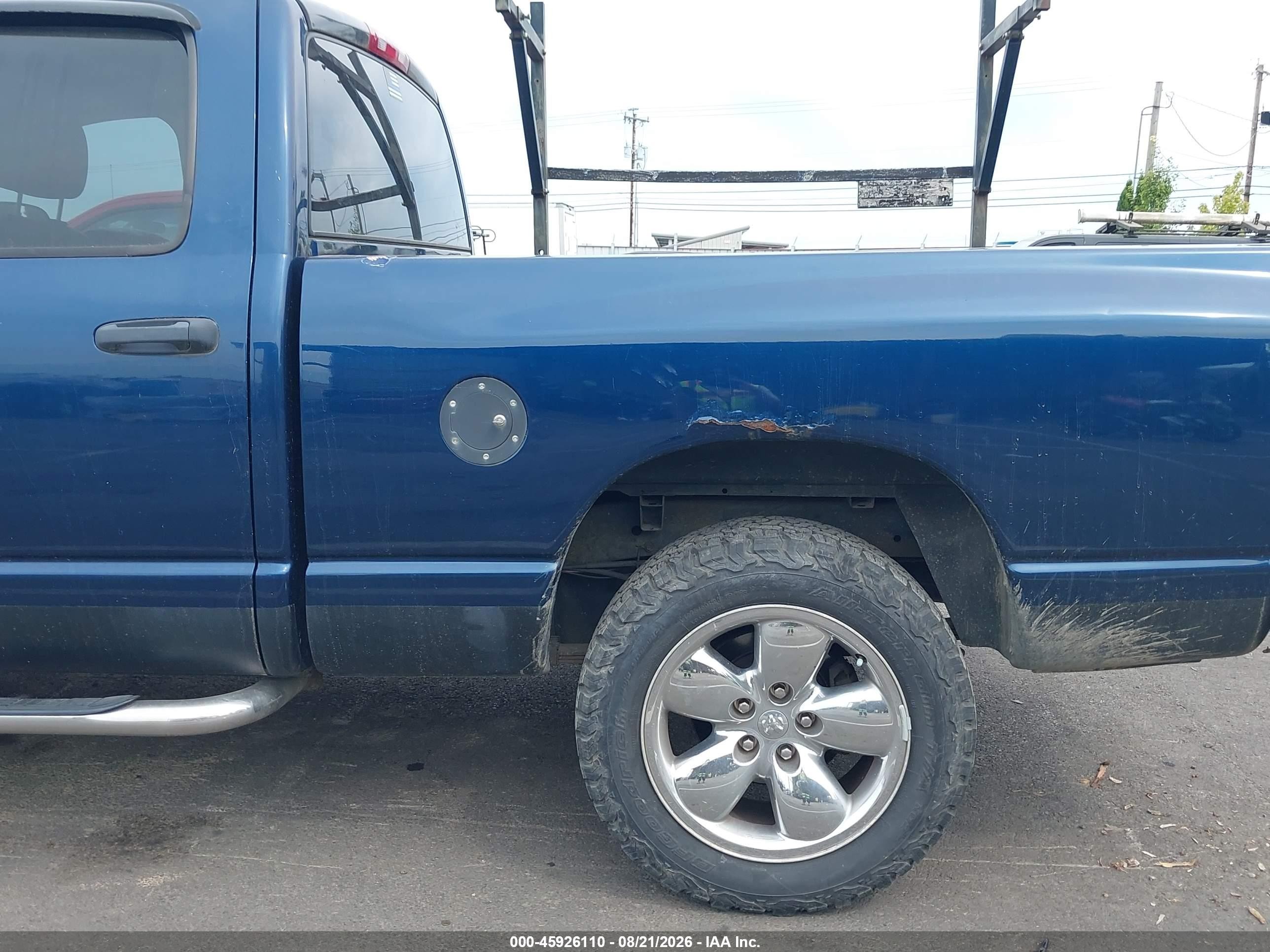 2003 Dodge Ram 1500 Slt/laramie/st Blue vin: 1D7HU18N83J570099