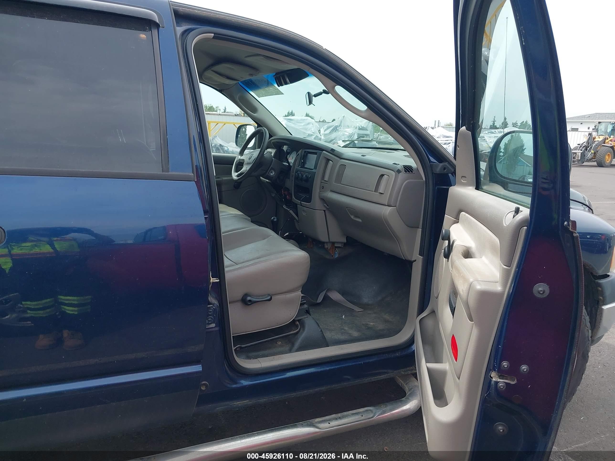 2003 Dodge Ram 1500 Slt/laramie/st Blue vin: 1D7HU18N83J570099