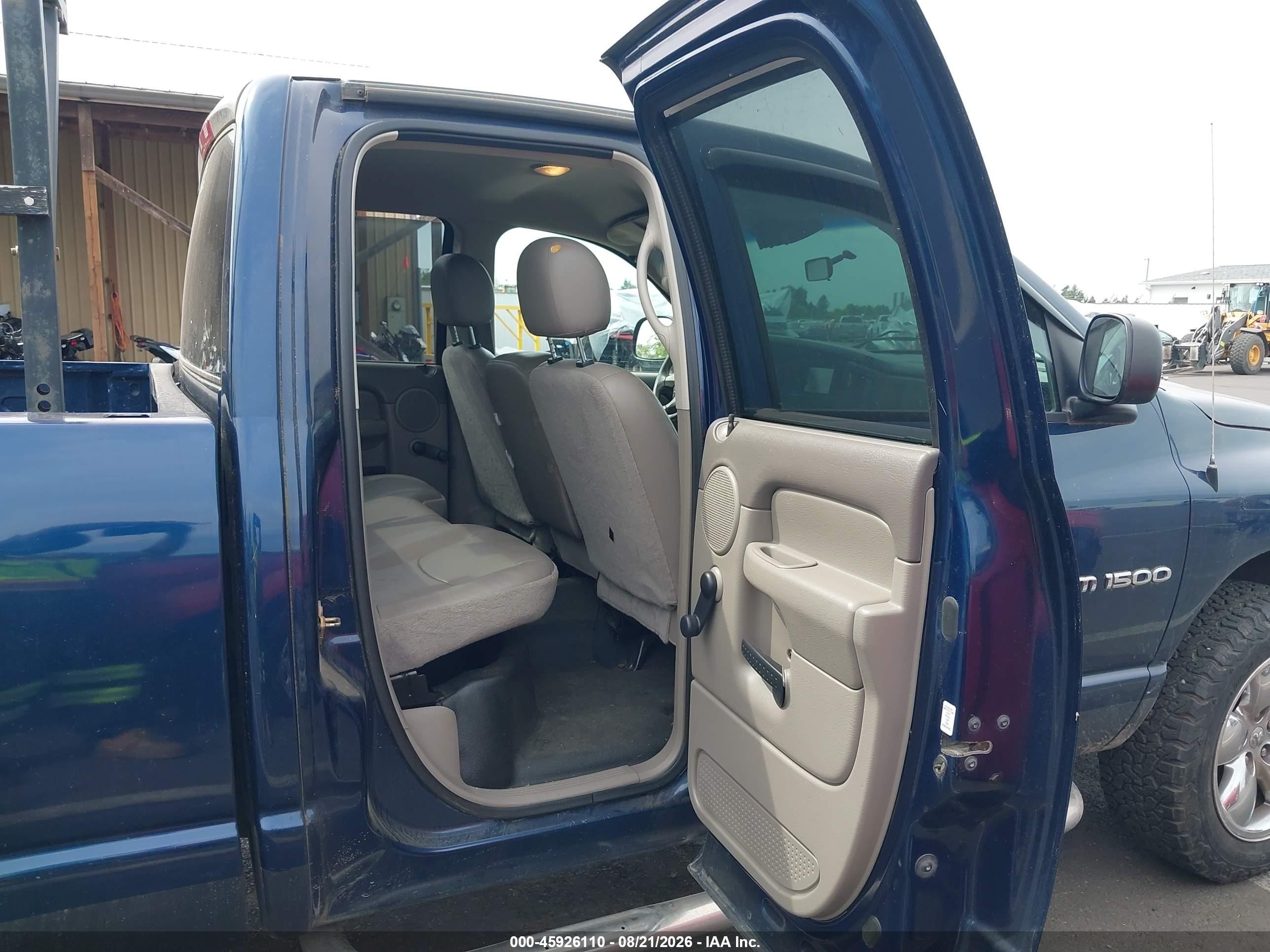 2003 Dodge Ram 1500 Slt/laramie/st Blue vin: 1D7HU18N83J570099
