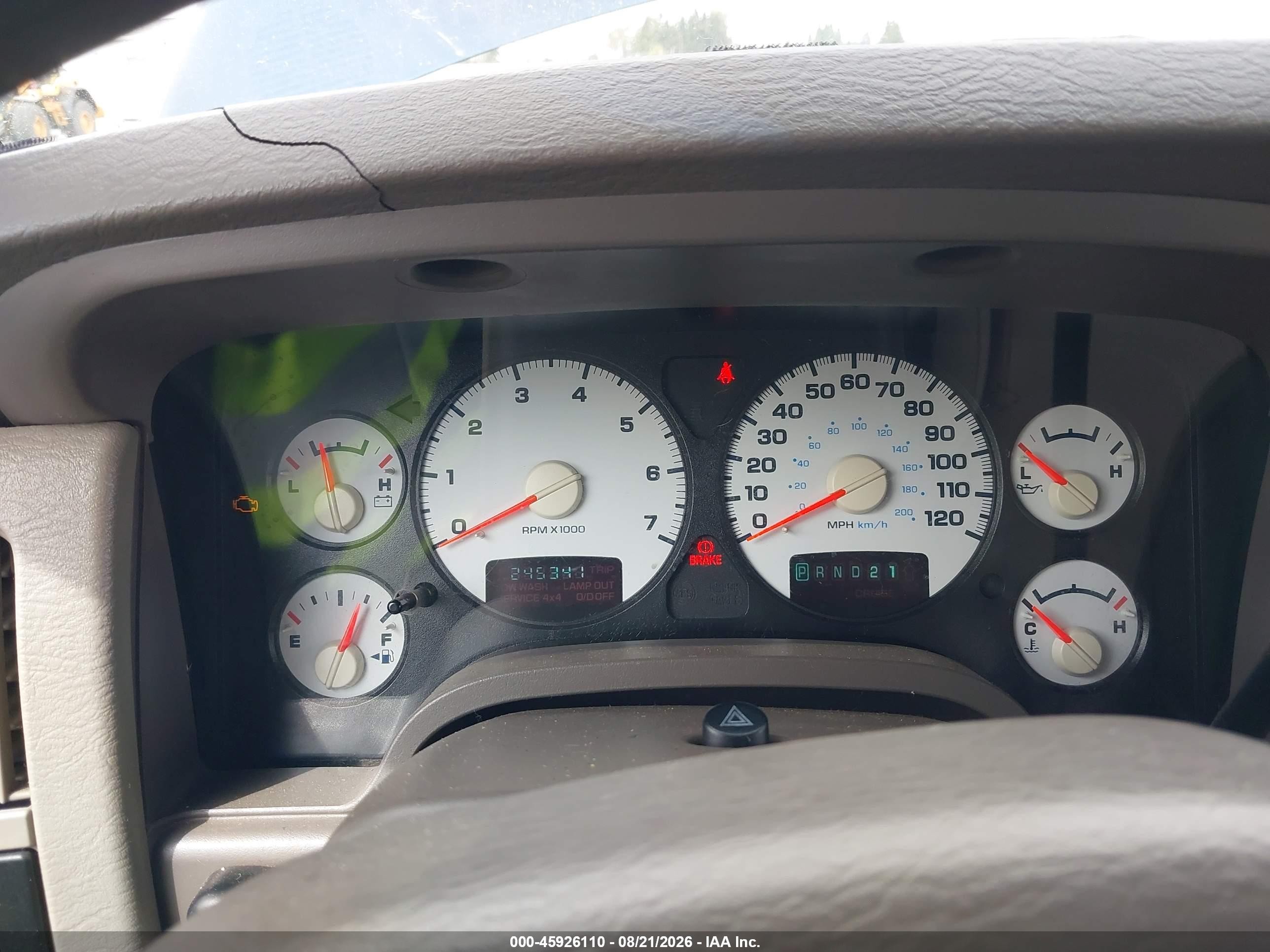 2003 Dodge Ram 1500 Slt/laramie/st Blue vin: 1D7HU18N83J570099