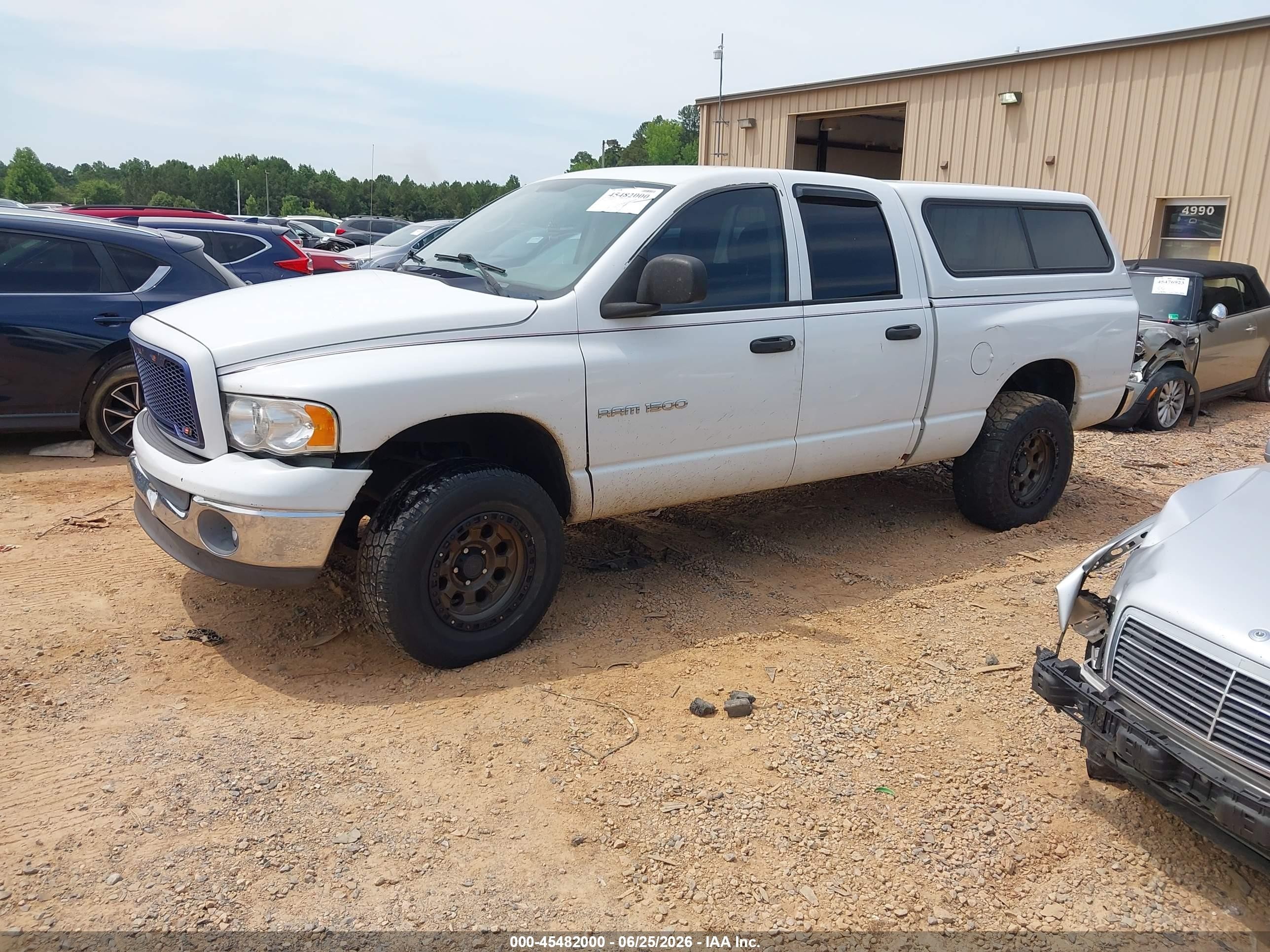 2004 Dodge Ram 1500 St White vin: 1D7HU18N84J127016