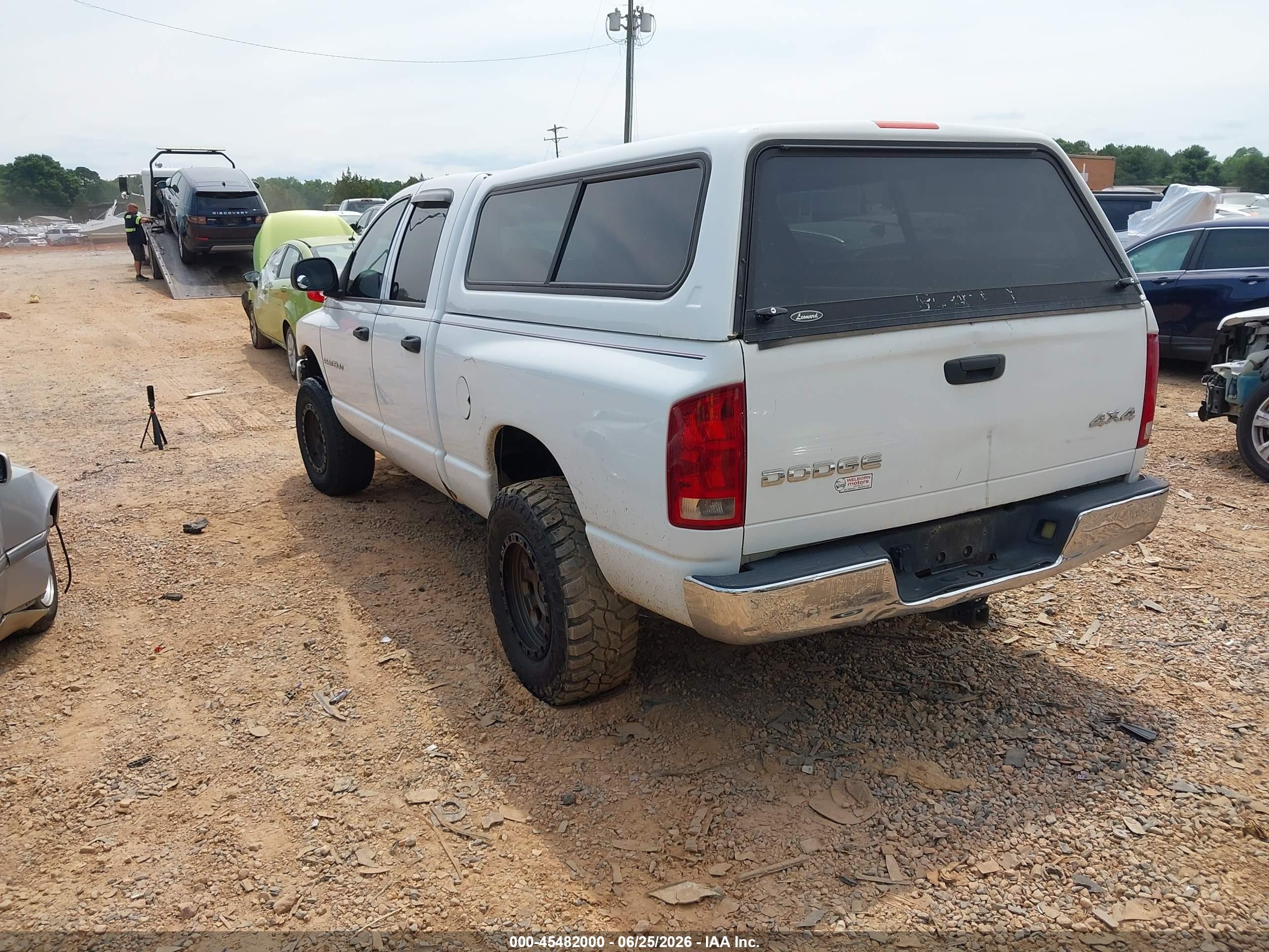2004 Dodge Ram 1500 St White vin: 1D7HU18N84J127016