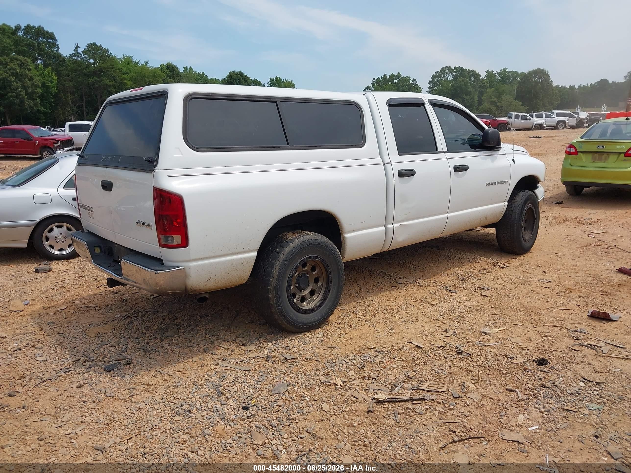 2004 Dodge Ram 1500 St White vin: 1D7HU18N84J127016