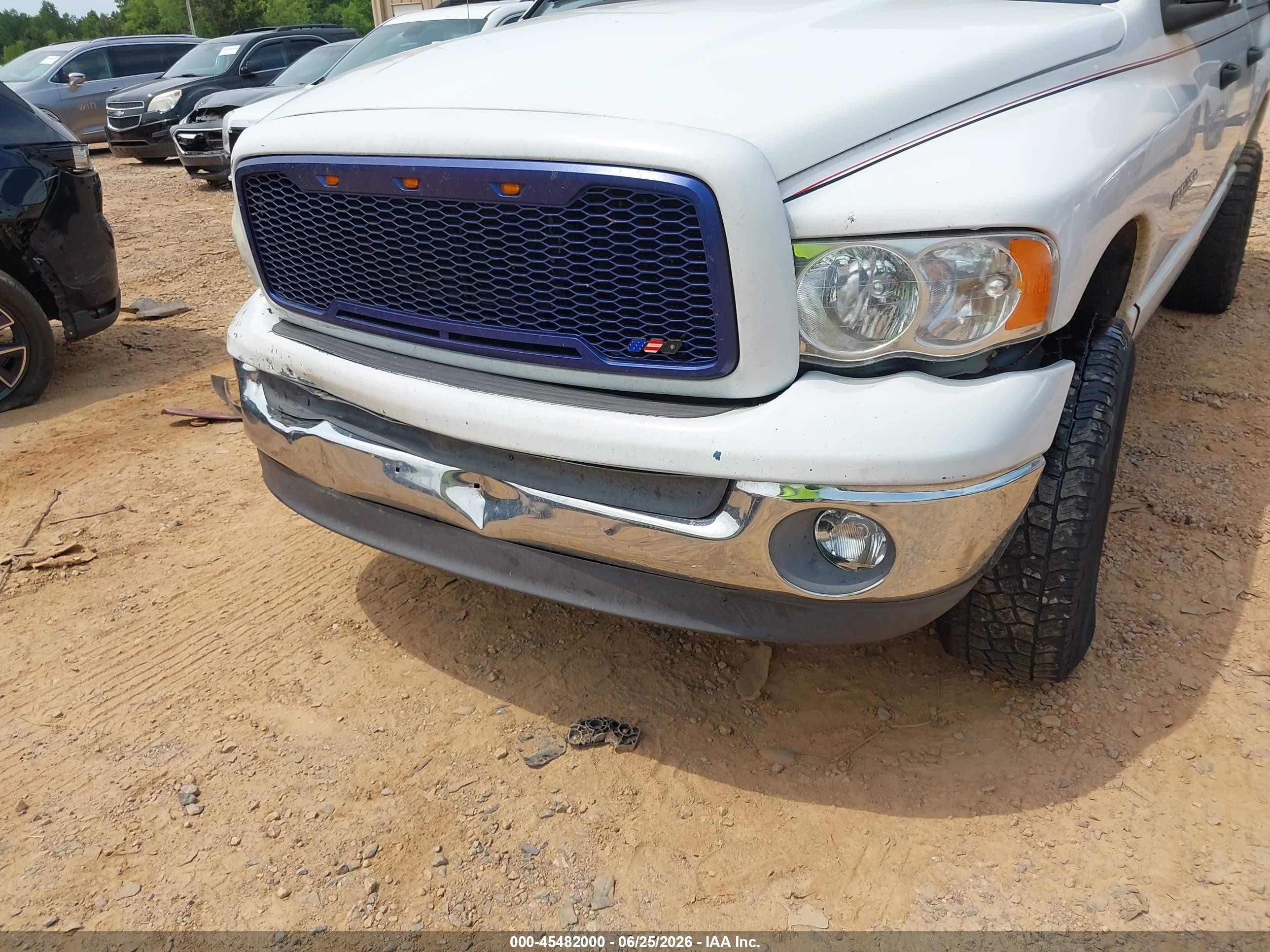 2004 Dodge Ram 1500 St White vin: 1D7HU18N84J127016